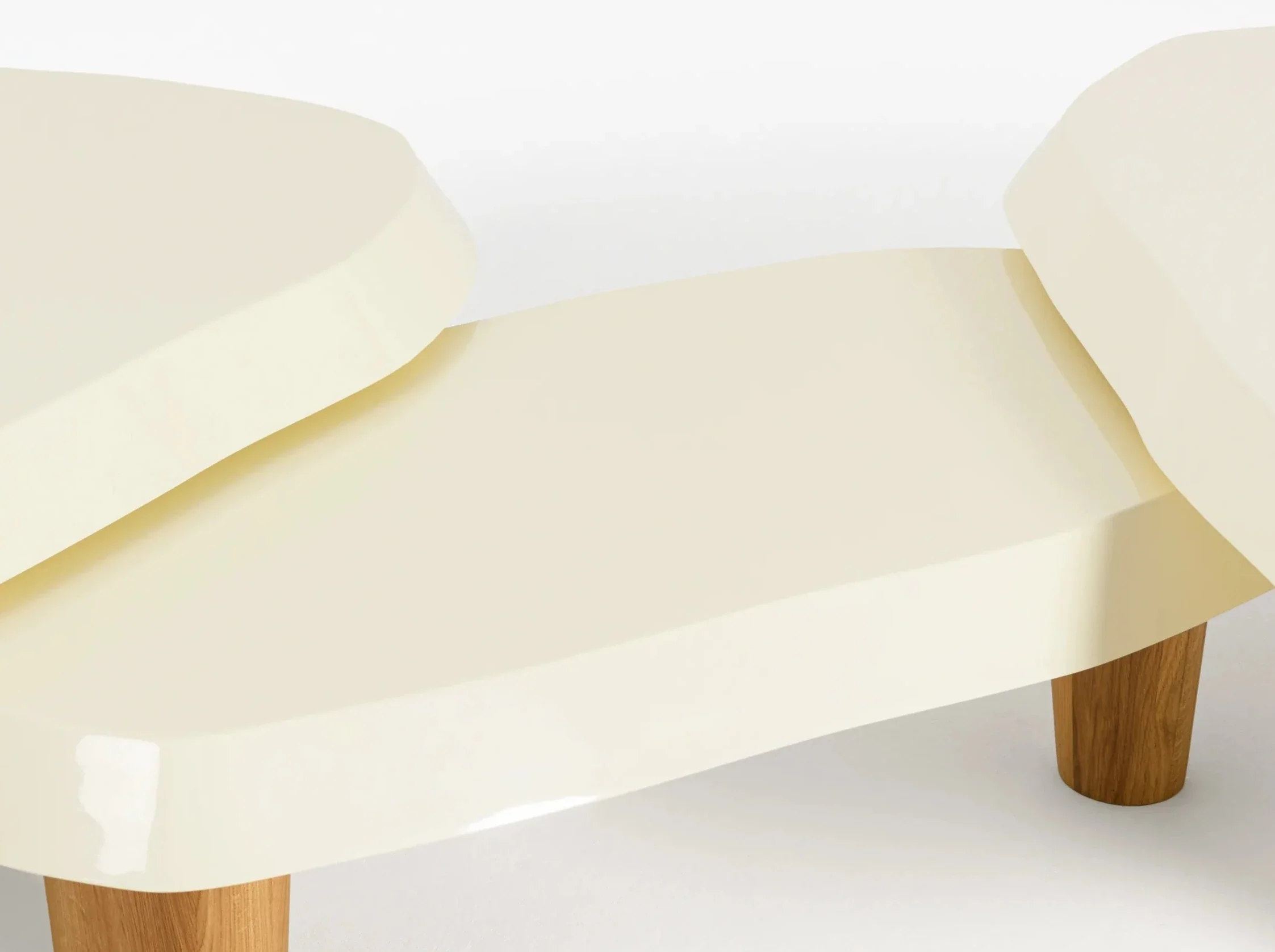 PIERRE AUGUSTIN ROSE MULTILAQUE TRIO TABLES - Image 3