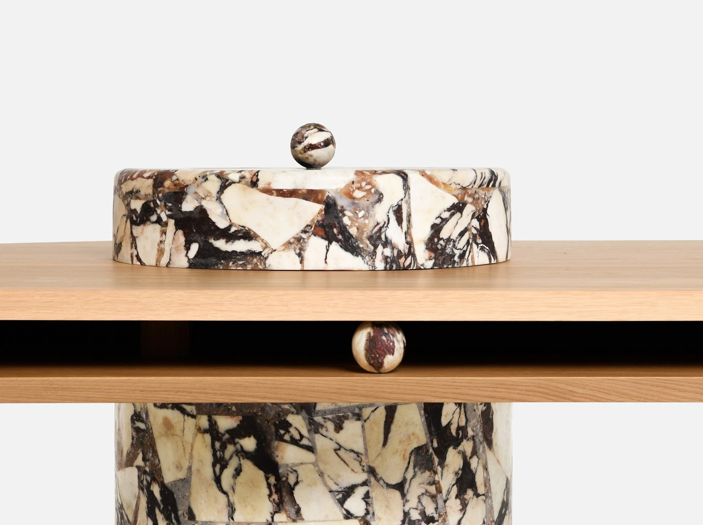 PIERRE AUGUSTIN ROSE OFFICIUM DESK  H30" x W94" x D39" - Image 3