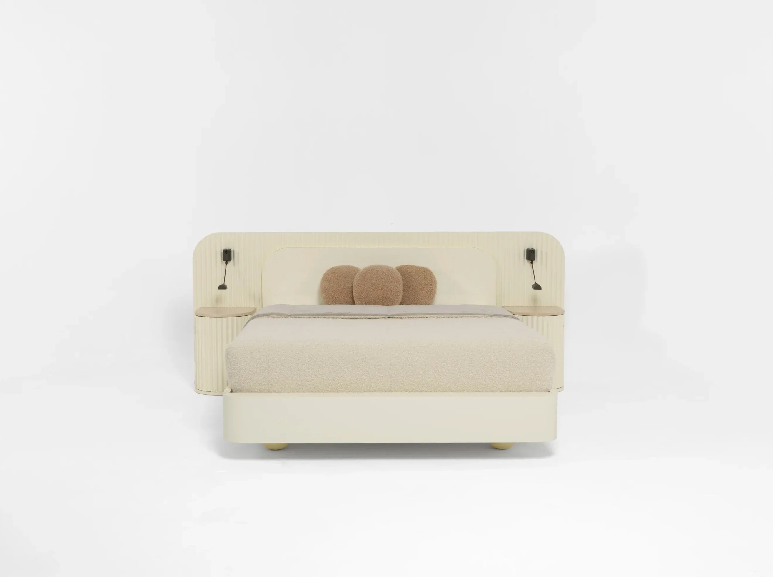 PIERRE AUGUSTIN ROSE PATTY BED W105.3" x D85.6" x H43" - Image 5