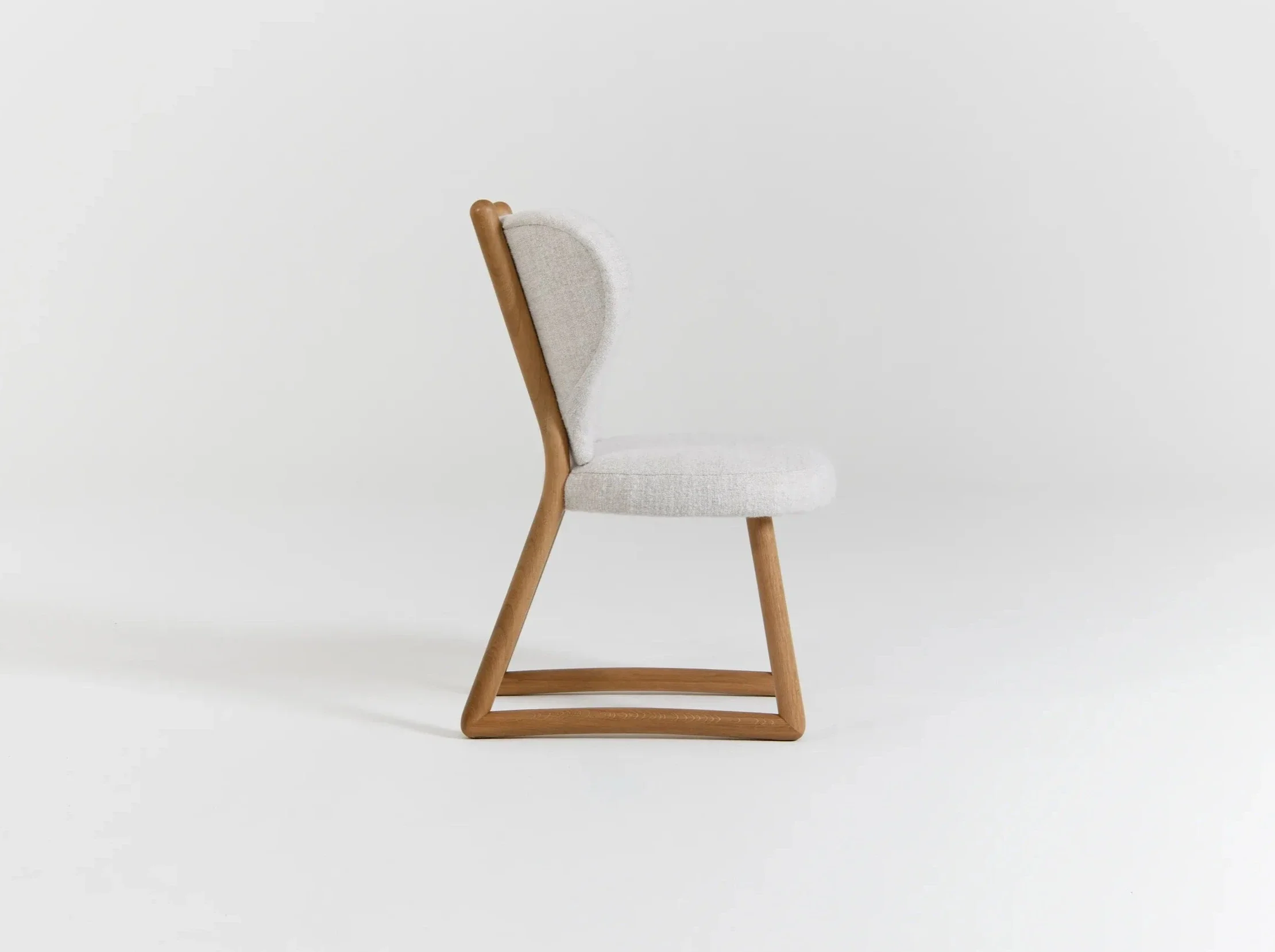 PIERRE AUGUSTIN ROSE POLUS 002 DINING CHAIR H36.2" x D25.5" x W23.6" x SH18.5" - Image 3