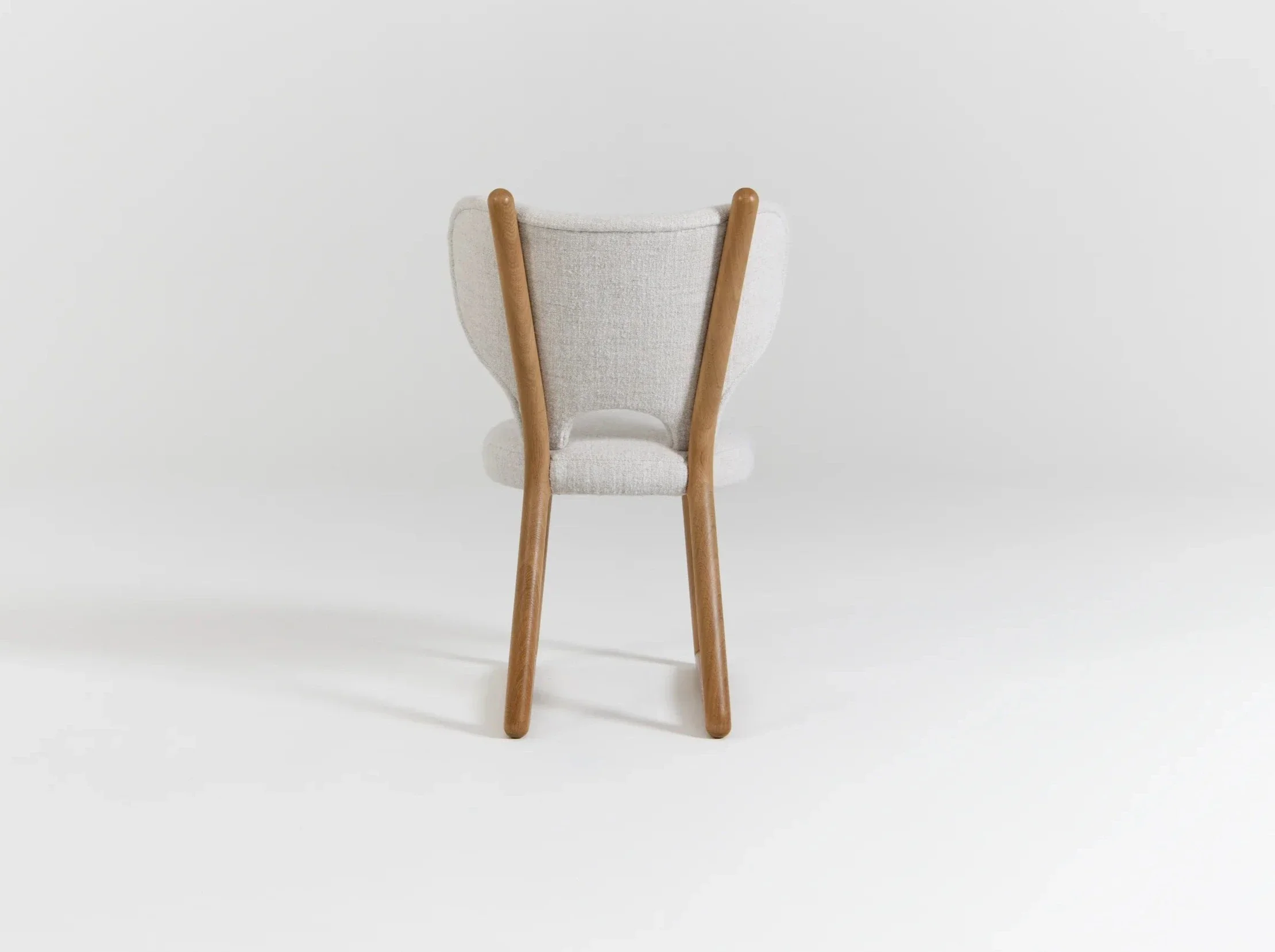 PIERRE AUGUSTIN ROSE POLUS 002 DINING CHAIR H36.2" x D25.5" x W23.6" x SH18.5" - Image 4