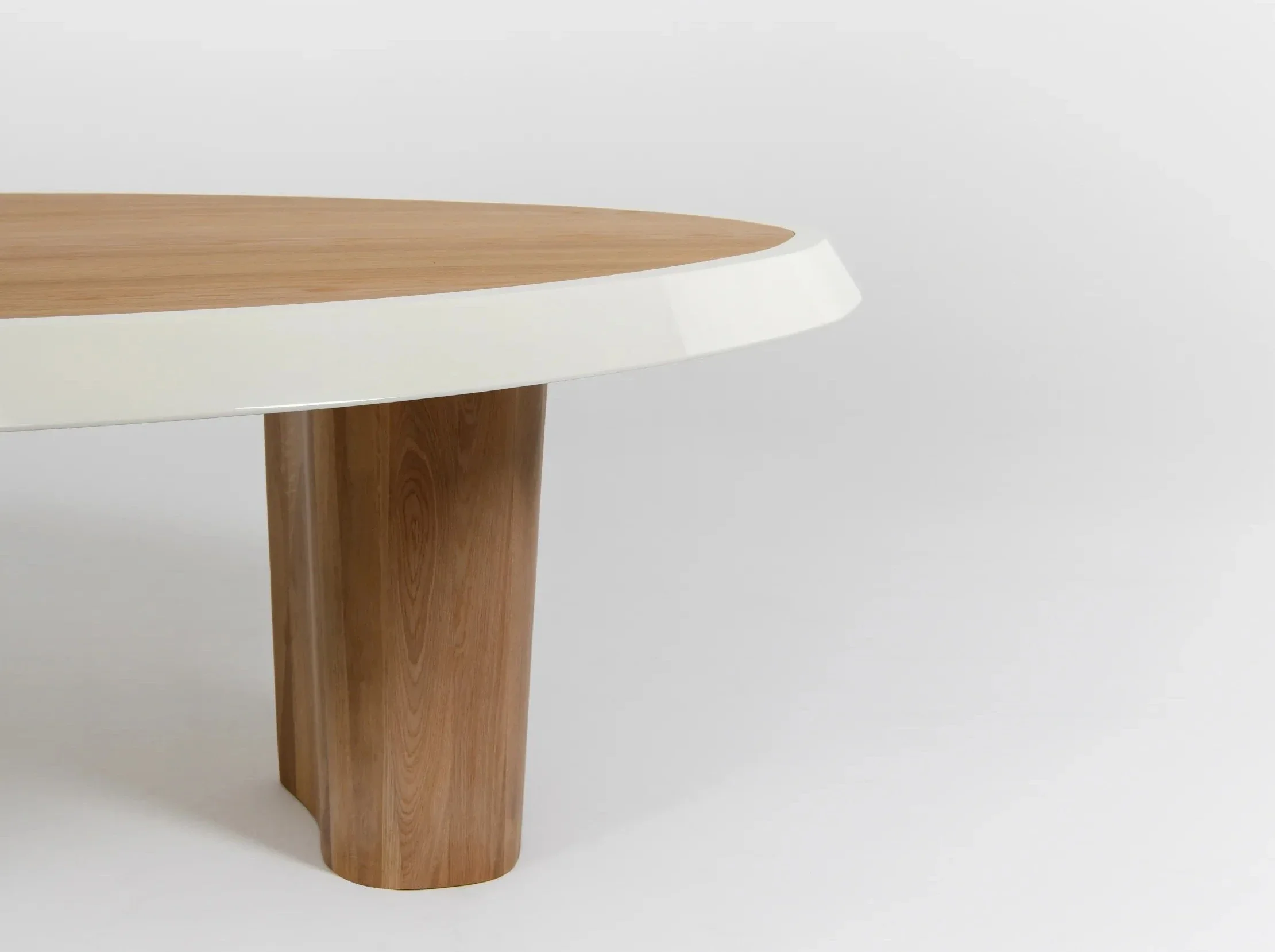 PIERRE AUGUSTIN ROSE SCALA 300 OAK DINING TABLE L118” x D63” x H30" - Image 2