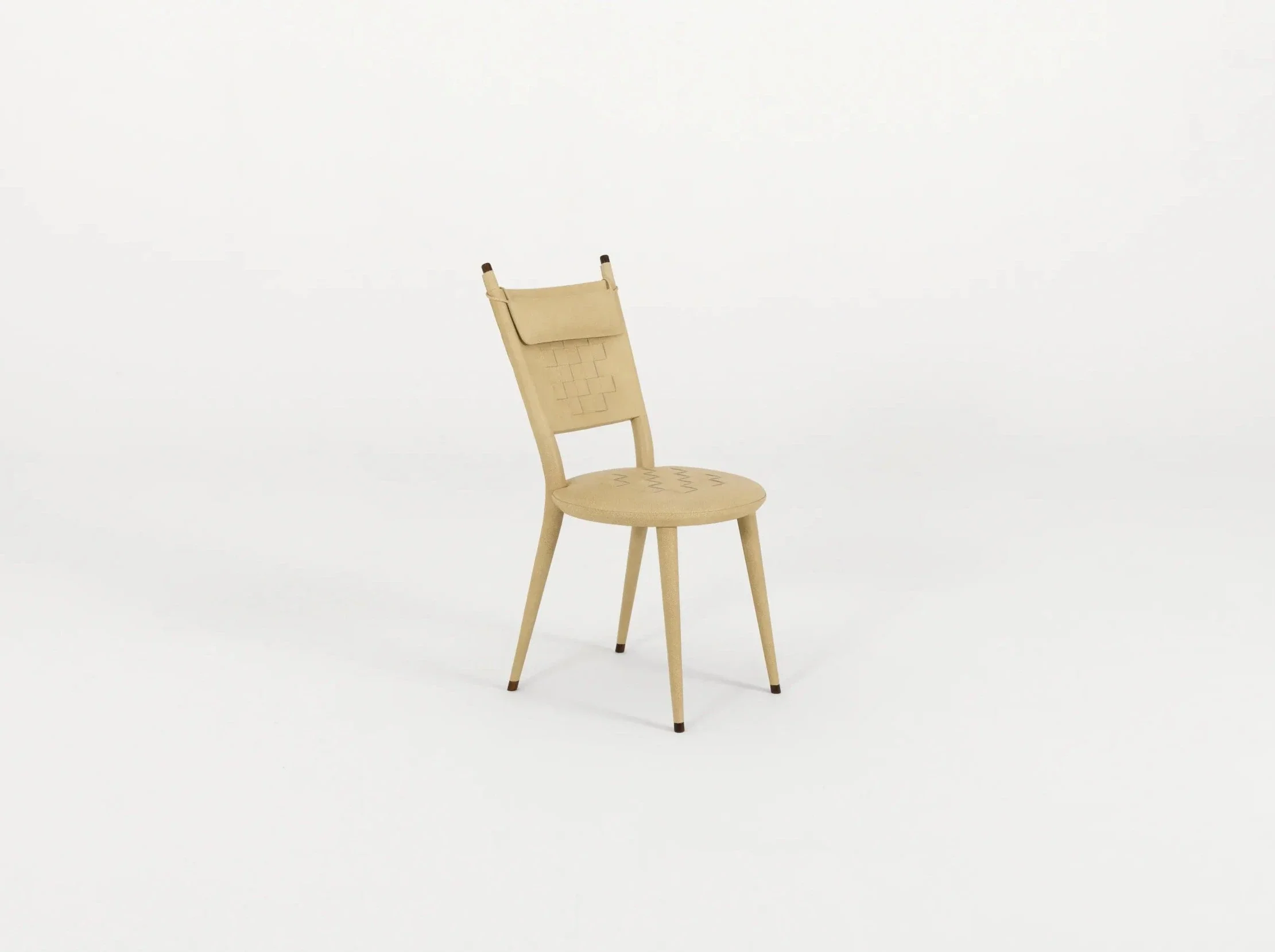 PIERRE AUGUSTIN ROSE THERSIA CHAIR L18.3" x W20.5" x H36.2"