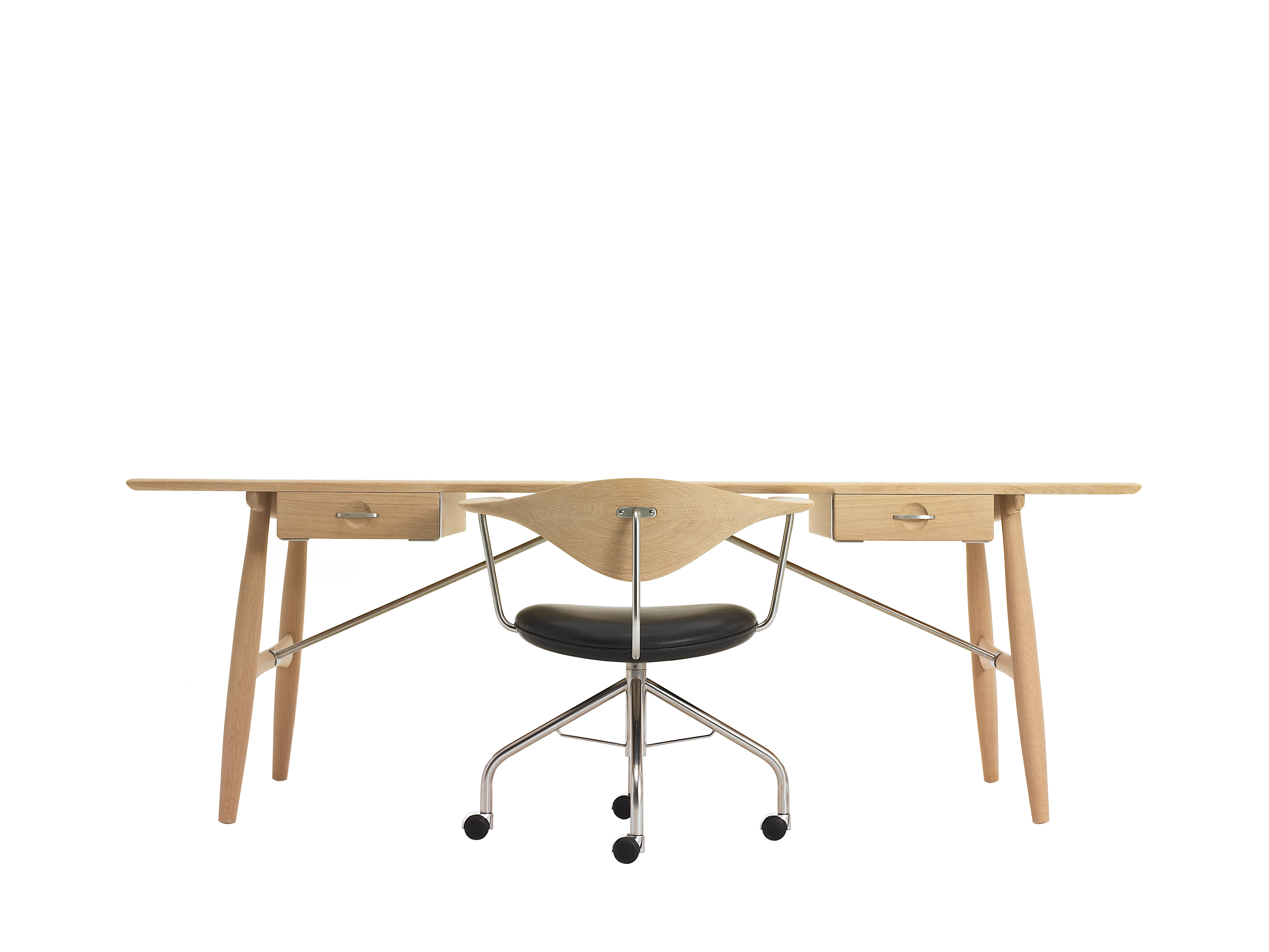 PP MOBLER HANS WEGNER PP571 ARCHITECT'S DESK OAK - Image 2