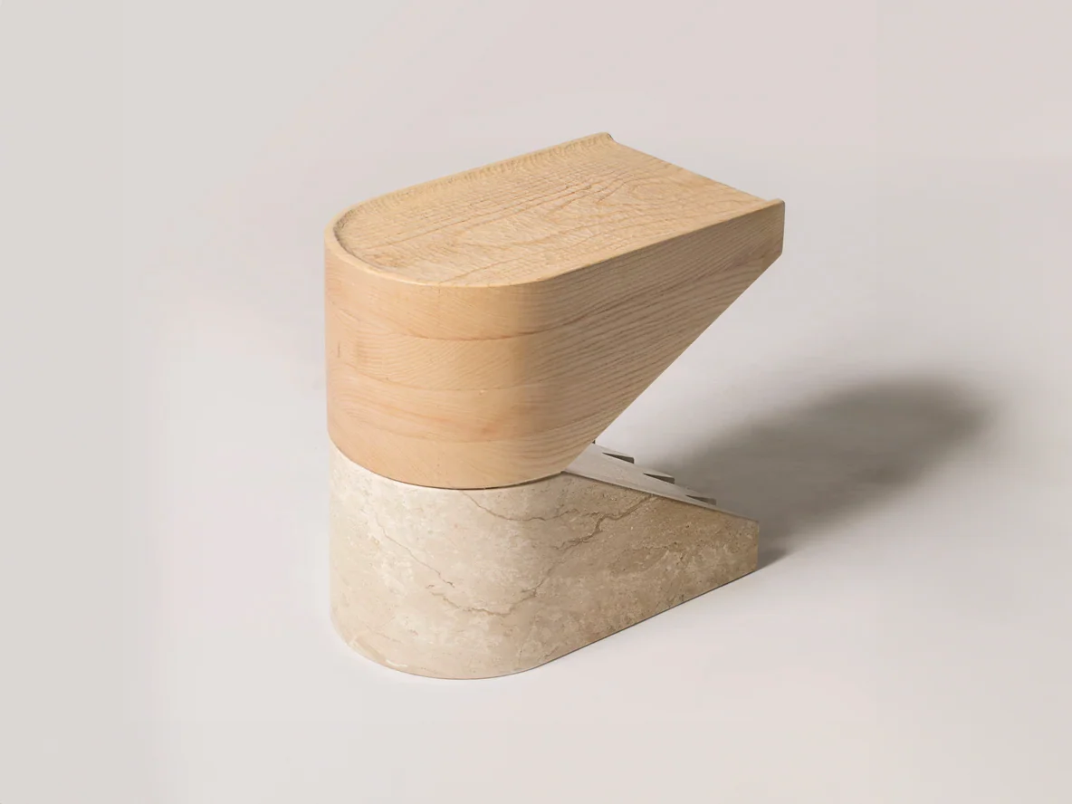 PRETZIADA MANNU SIDE TABLE H17.7" x W11.5" x D18.3" - Image 2