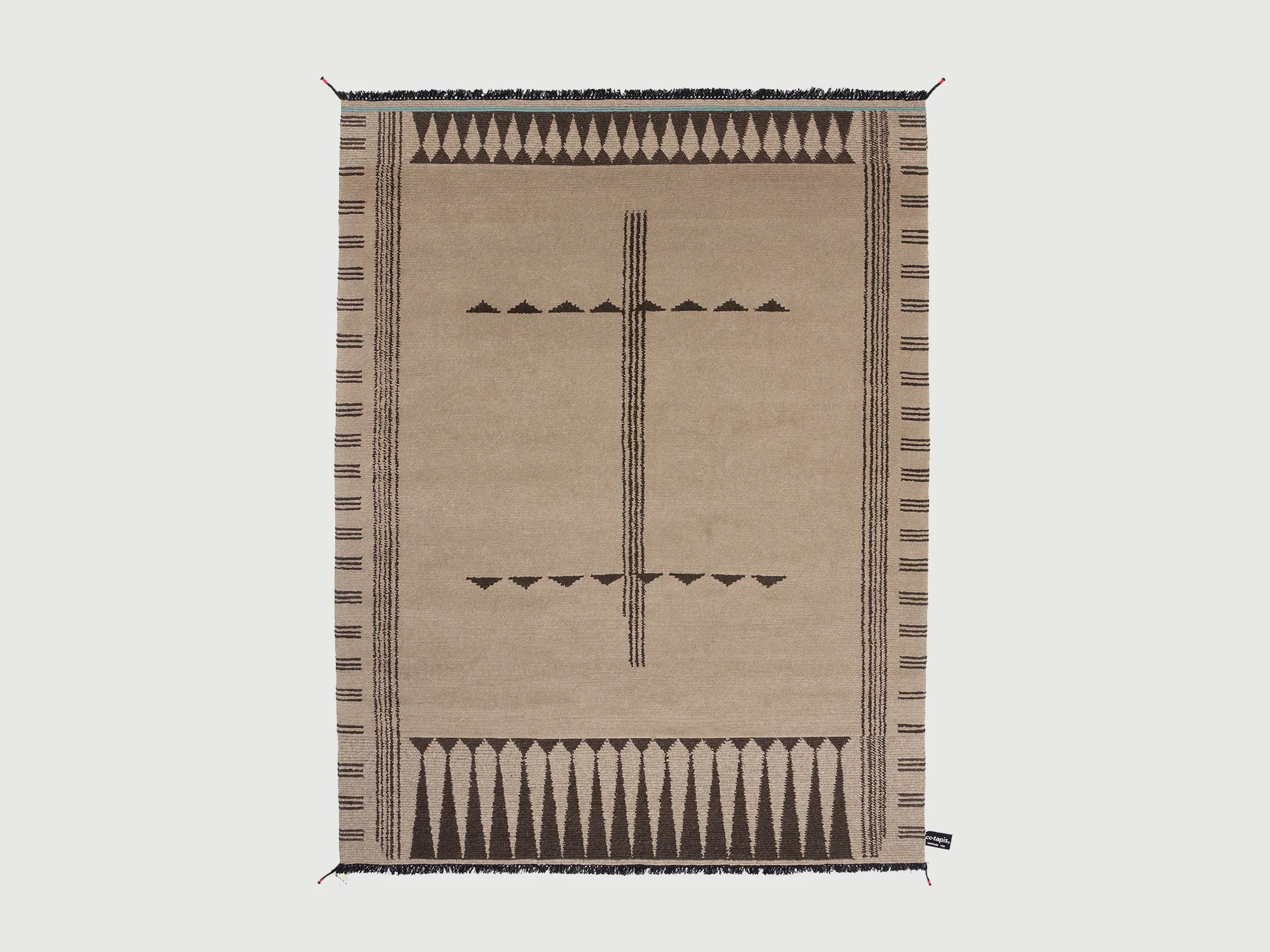 CC-TAPIS PRIMITIVE WEAVE 1 7'5" x 9'8" - Image 5