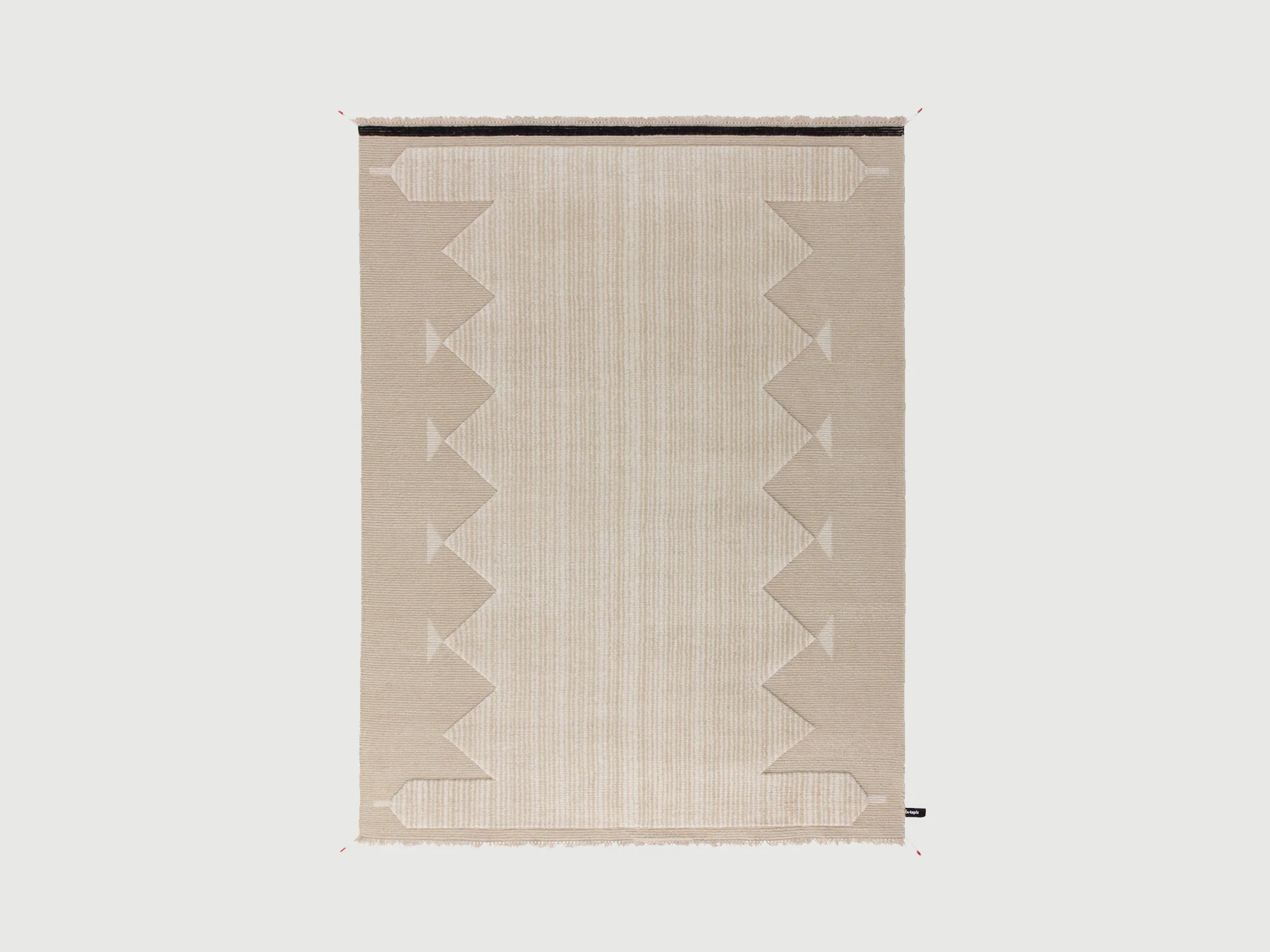 CC-TAPIS PRIMITIVE WEAVE 4 RUG 7'5" x 9'8" - Image 3