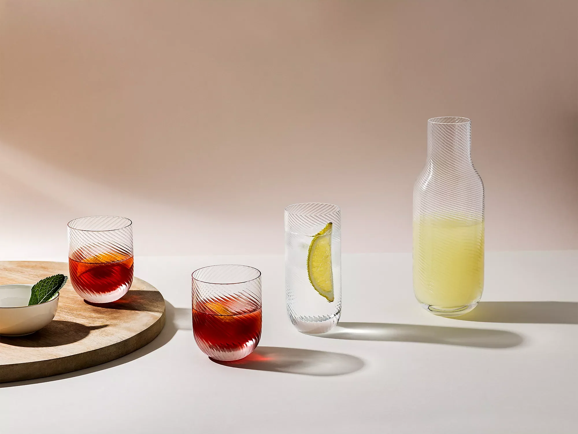 RICHARD BRENDON OPTIC CARAFE H9.5" x Ă3.5" - Image 4