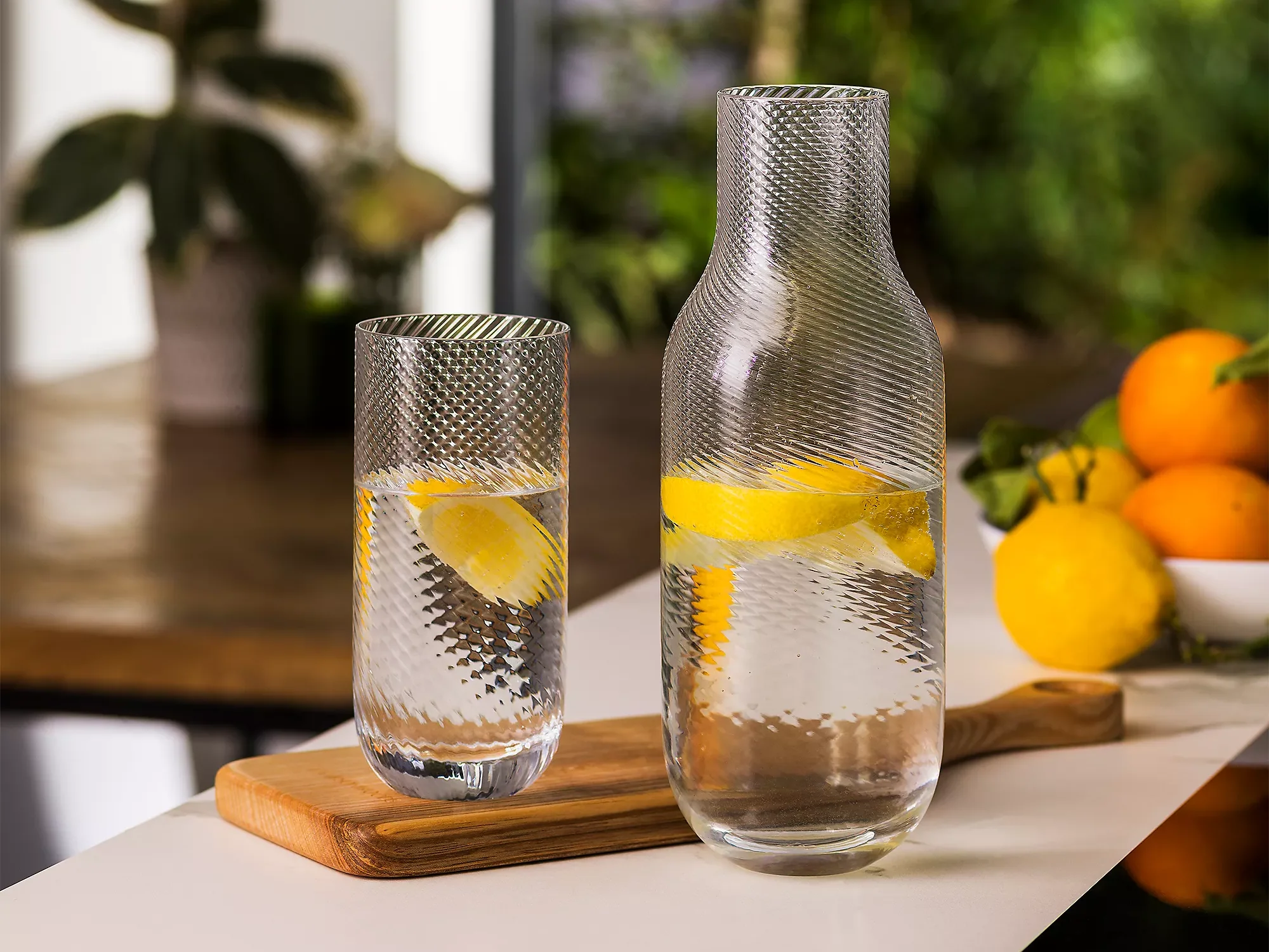 RICHARD BRENDON OPTIC CARAFE H9.5" x Ă3.5" - Image 5
