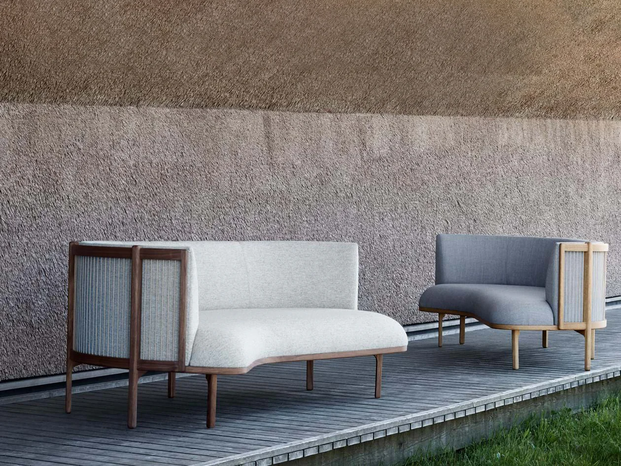 CARL HANSEN RIKKE FROST RF1903 SIDEWAYS SOFA L77.6" x W40.9 x H29.1"x SH16.1" - Image 6