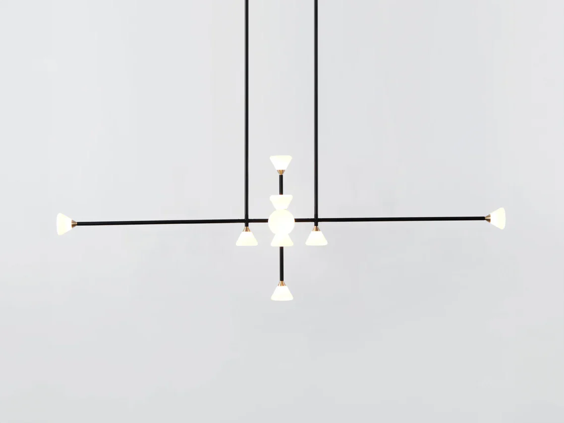 ROLL & HILL APOLLO CHANDELIER / 12 Ø57" x H46" - Image 2