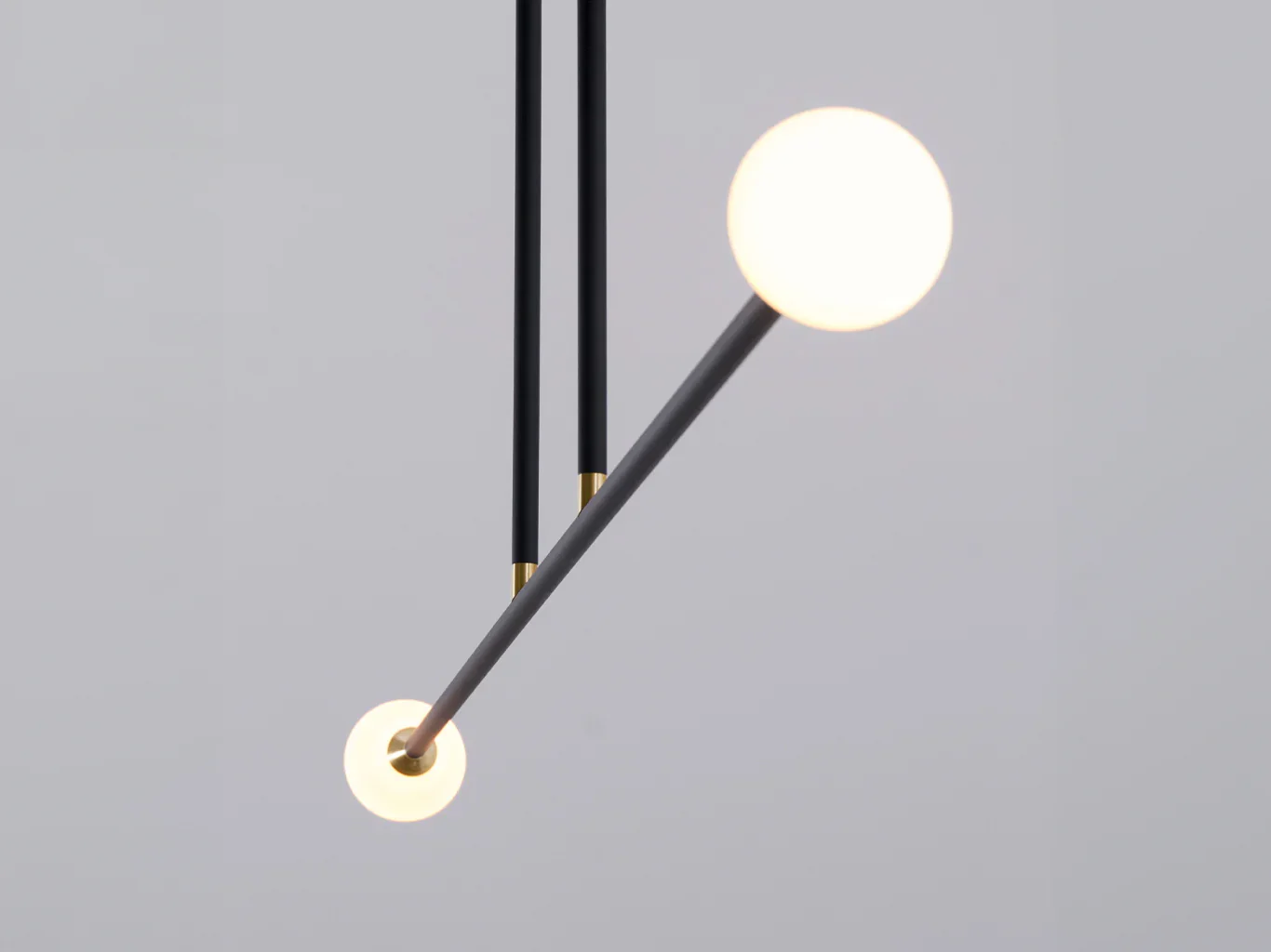 ROLL & HILL APOLLO CHANDELIER / 2 L53" x D3" x H40" - Image 2