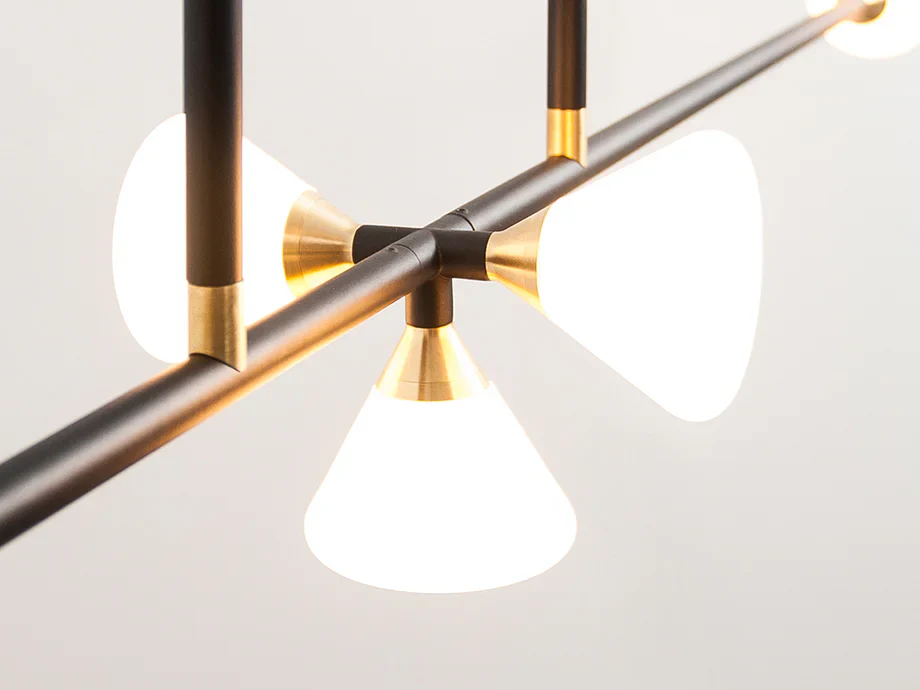 ROLL & HILL APOLLO CHANDELIER / 5 L53" x D6" x H41.5" - Image 2