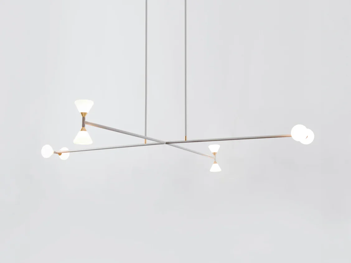 ROLL & HILL APOLLO CHANDELIER / 8 Ø57" x H41.5"