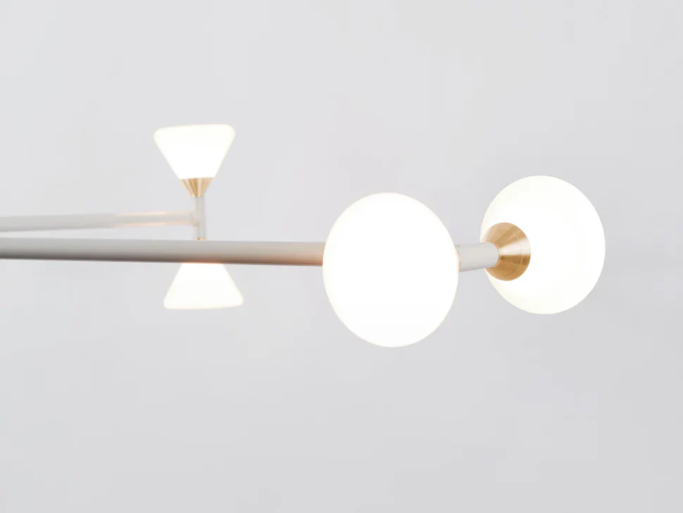 ROLL & HILL APOLLO CHANDELIER / 8 Ø57" x H41.5" - Image 2