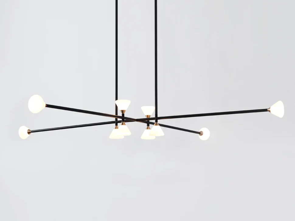 ROLL & HILL APOLLO CHANDELIER / HORIZONTAL 10 Ø57" x H41.5"
