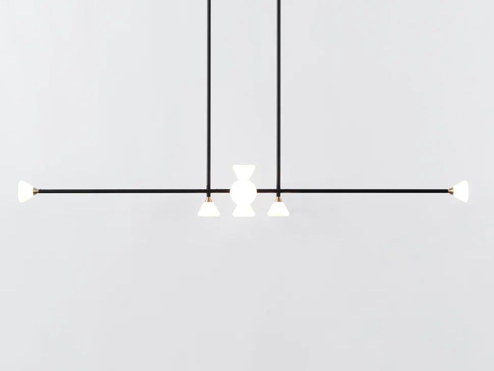 ROLL & HILL APOLLO CHANDELIER / HORIZONTAL 10 Ø57" x H41.5" - Image 2
