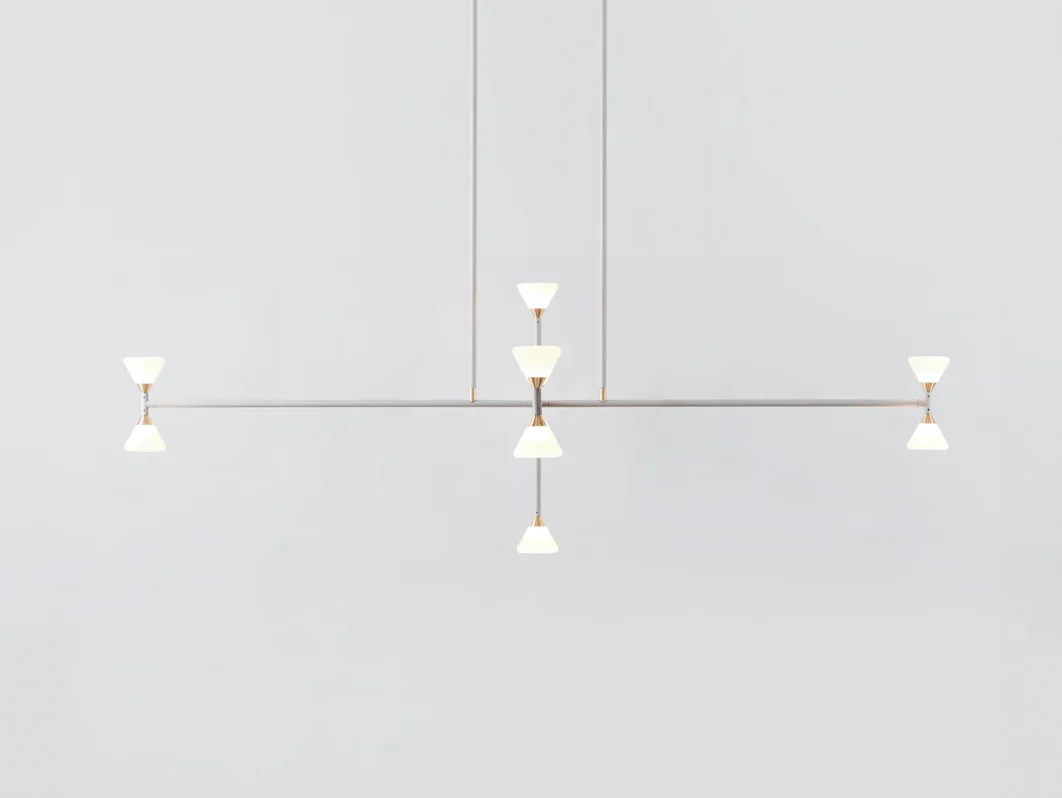 ROLL & HILL APOLLO CHANDELIER / VERTICAL 10 Ă57" x H46" - Image 2