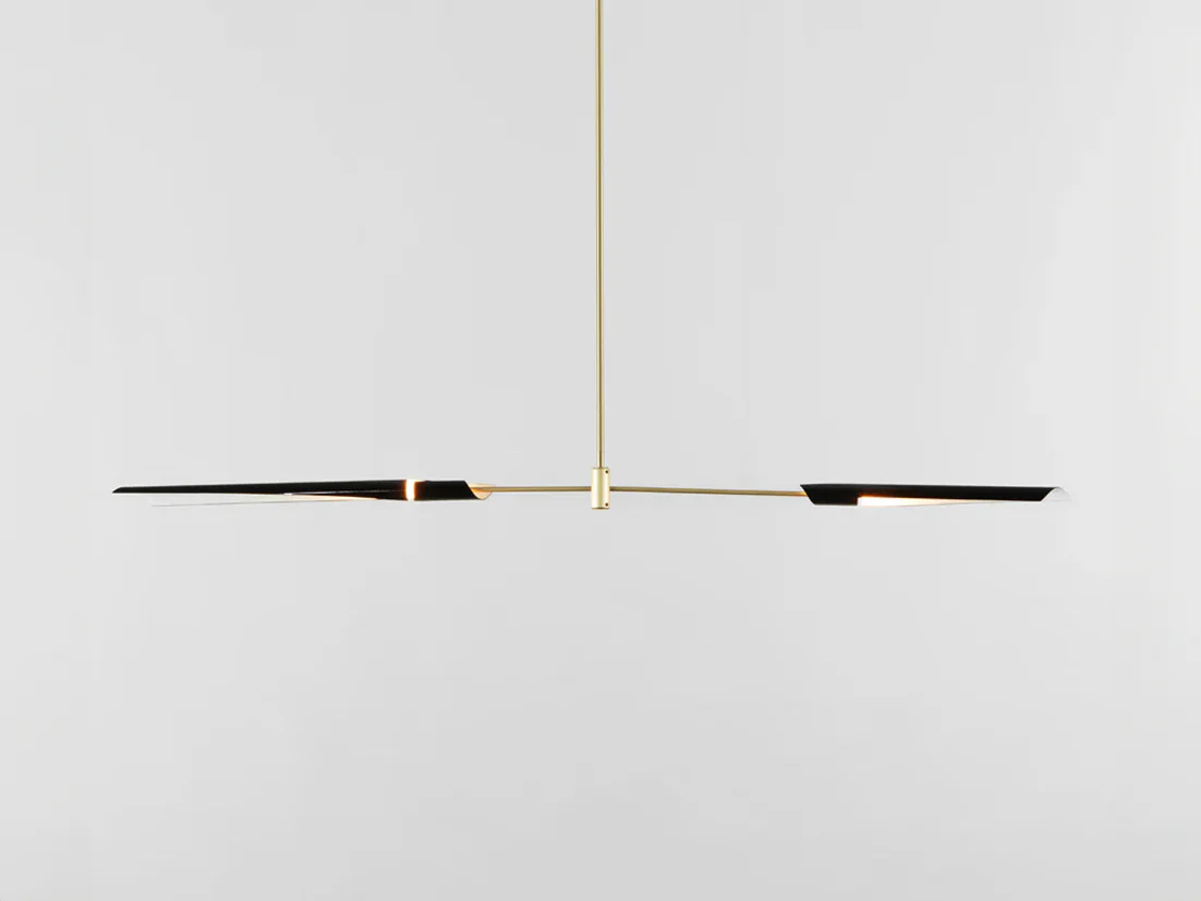 ROLL & HILL BODEN CHANDELIER / HORIZONTAL 02 L69.3" x D1.5" x H3"