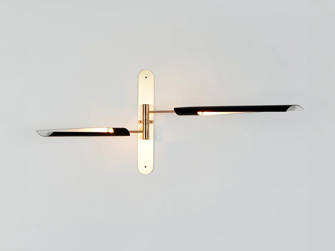 ROLL & HILL BODEN SCONCE / 02 W59" x D2" x H20" - Image 2