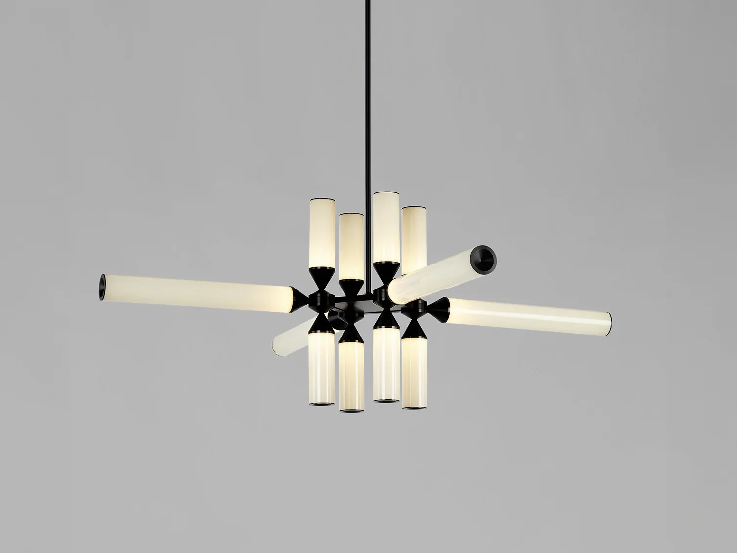 ROLL & HILL CASTLE CHANDELIER / 12-01 Ø34" x H17.5"