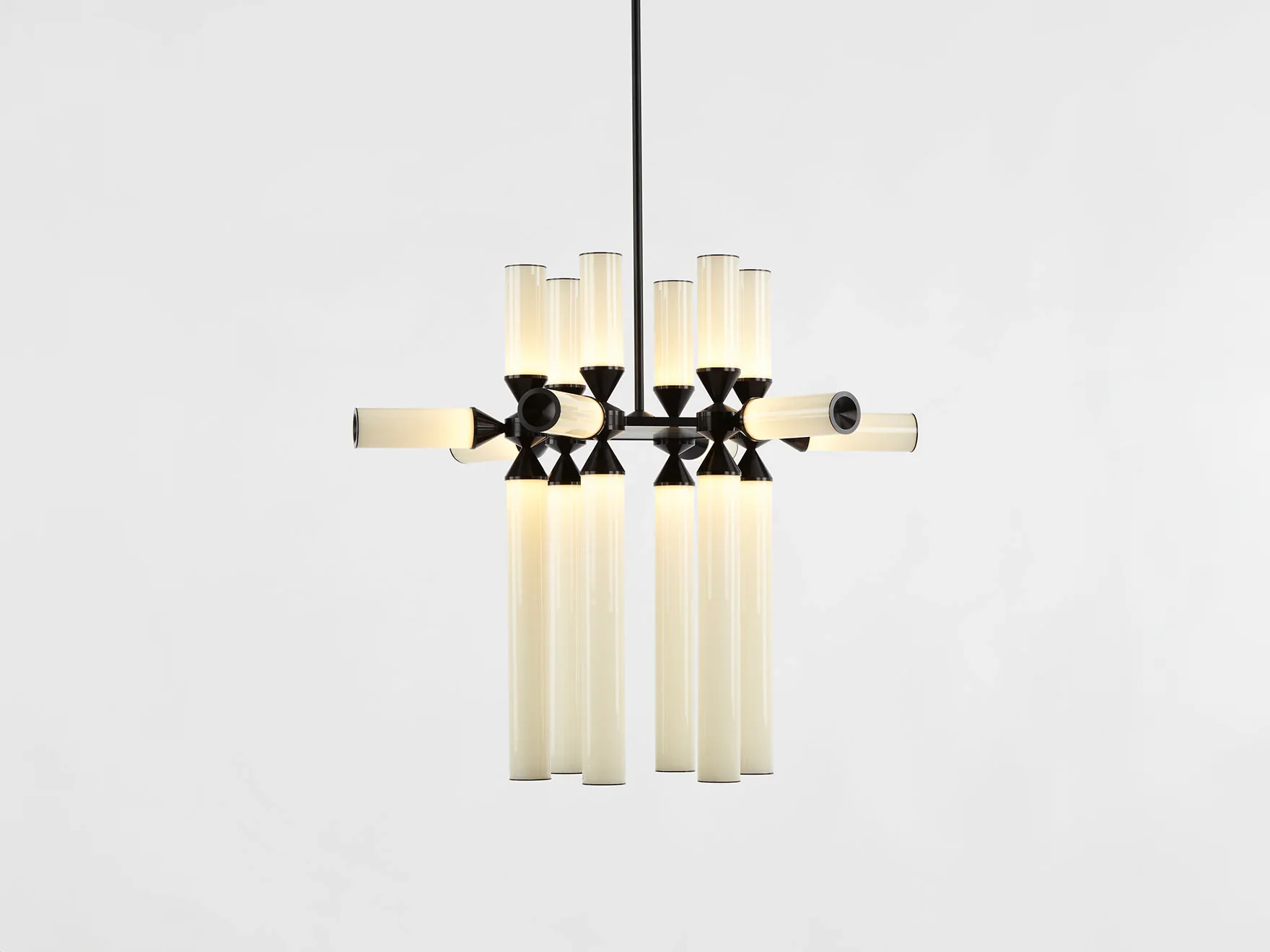 ROLL & HILL CASTLE CHANDELIER / 18-02 L30" x D27 x H27.5" - Image 3