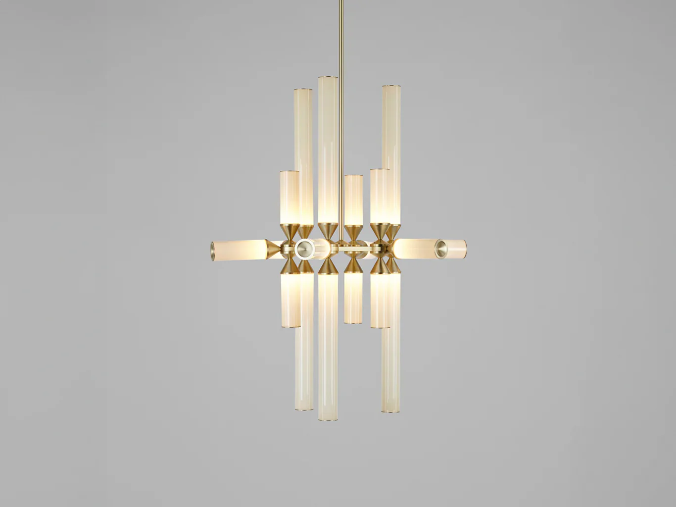 ROLL & HILL CASTLE CHANDELIER / 18-03 L30" x D27 x H37.5" - Image 2