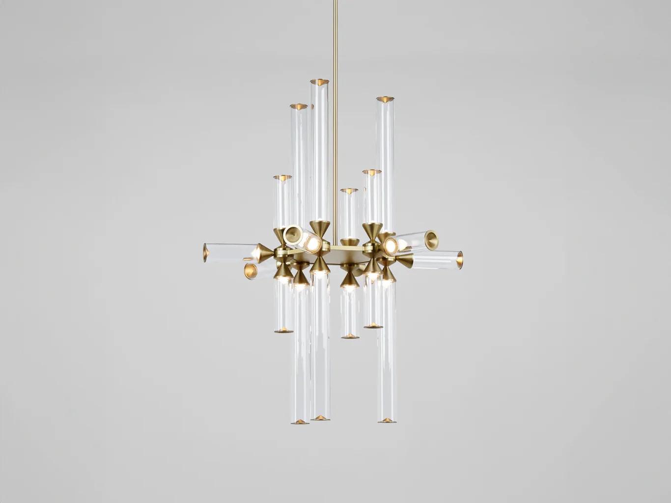 ROLL & HILL CASTLE CHANDELIER / 18-03 L30" x D27 x H37.5" - Image 3