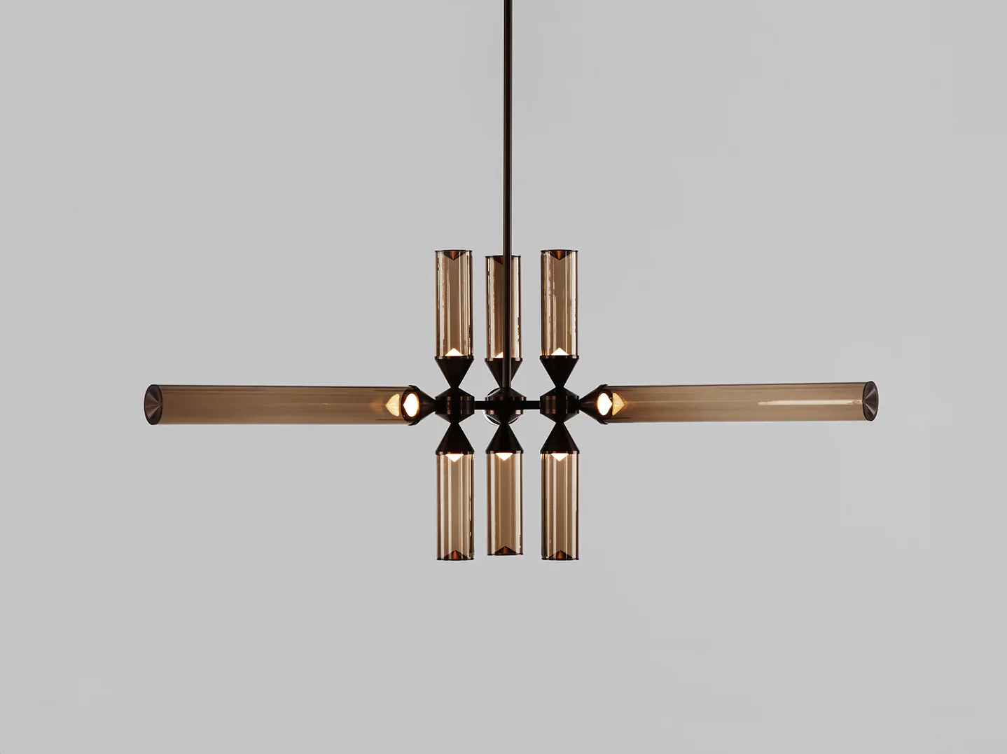 ROLL & HILL CASTLE CHANDELIER / 9-01 W40" x D34.5" x H17.5" - Image 2