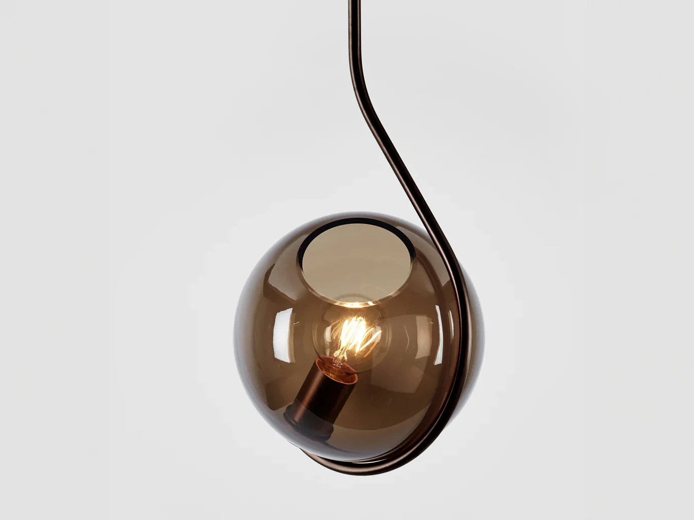 ROLL & HILL FIDDLEHEAD PENDANT W10.5" x D10" x H30" - Image 3
