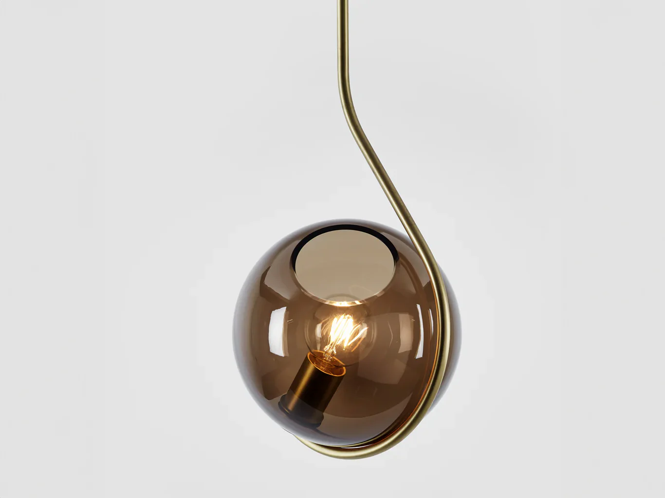ROLL & HILL FIDDLEHEAD PENDANT W10.5" x D10" x H30" - Image 6
