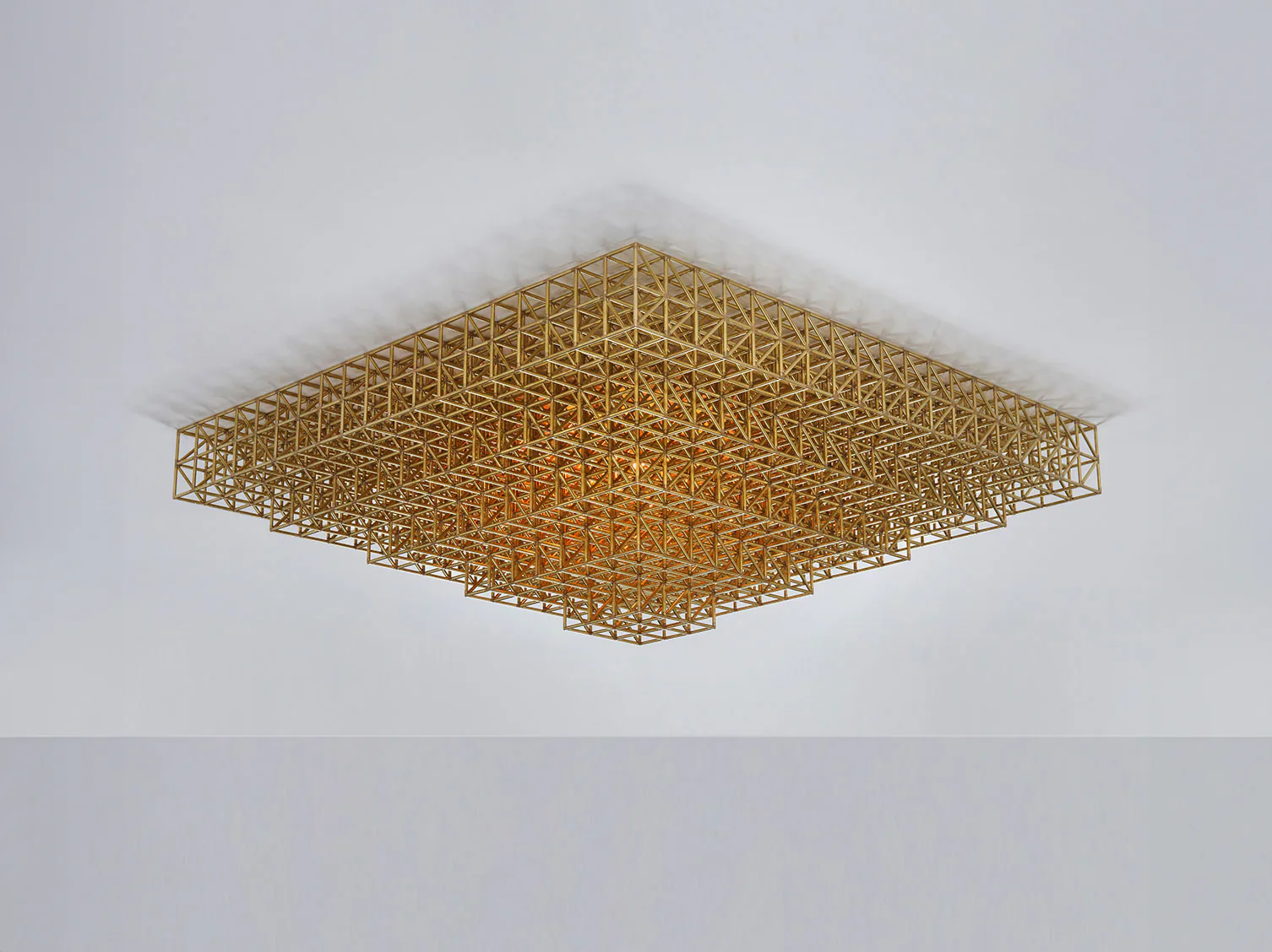 ROLL & HILL GRIDLOCK CEILING MOUNT / 5640 W38" x L38" x H12"