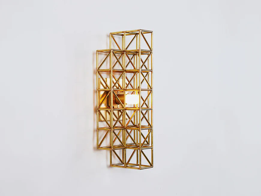 ROLL & HILL GRIDLOCK SCONCE / 193 W6" x D5" x H14" - Image 2