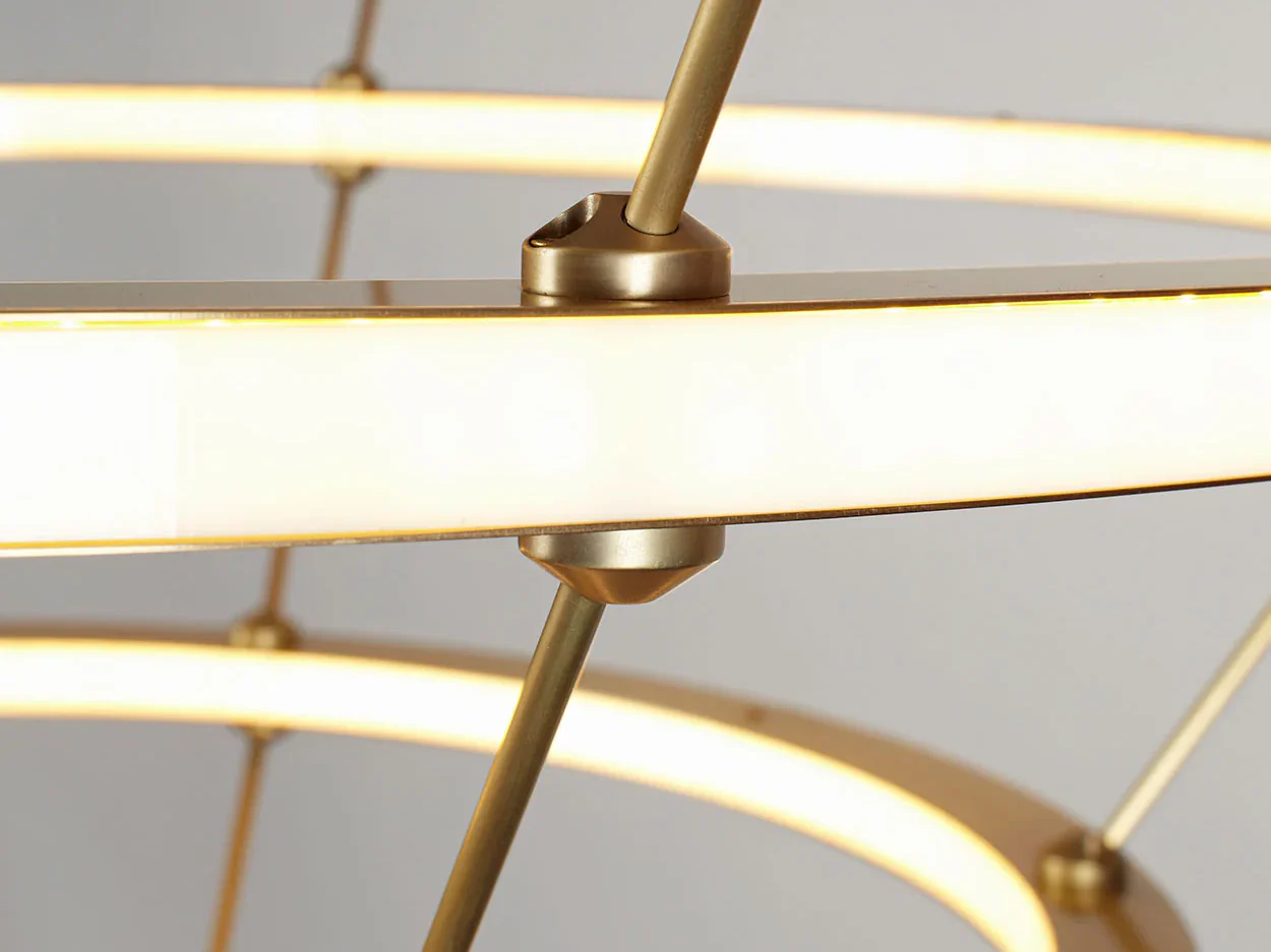 ROLL & HILL HALO PENDANT / 4 RINGS Ø47" x H42" - Image 3