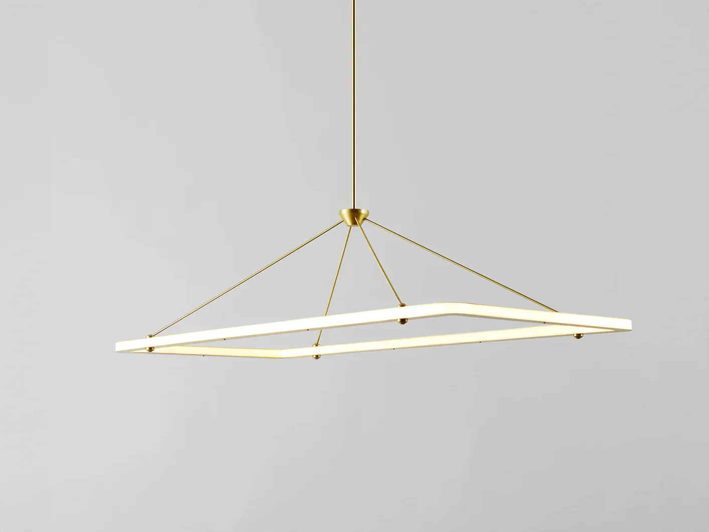 ROLL & HILL HALO PENDANT / RECTANGLE W58" x D25" x H14.5"