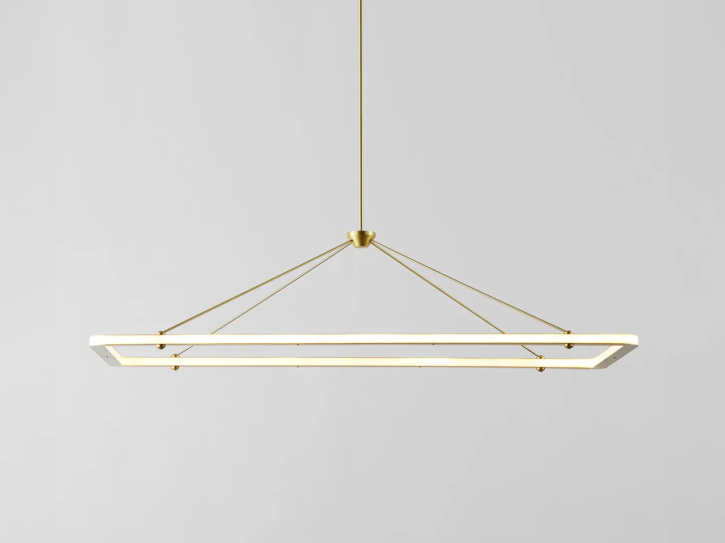 ROLL & HILL HALO PENDANT / RECTANGLE W58" x D25" x H14.5" - Image 3
