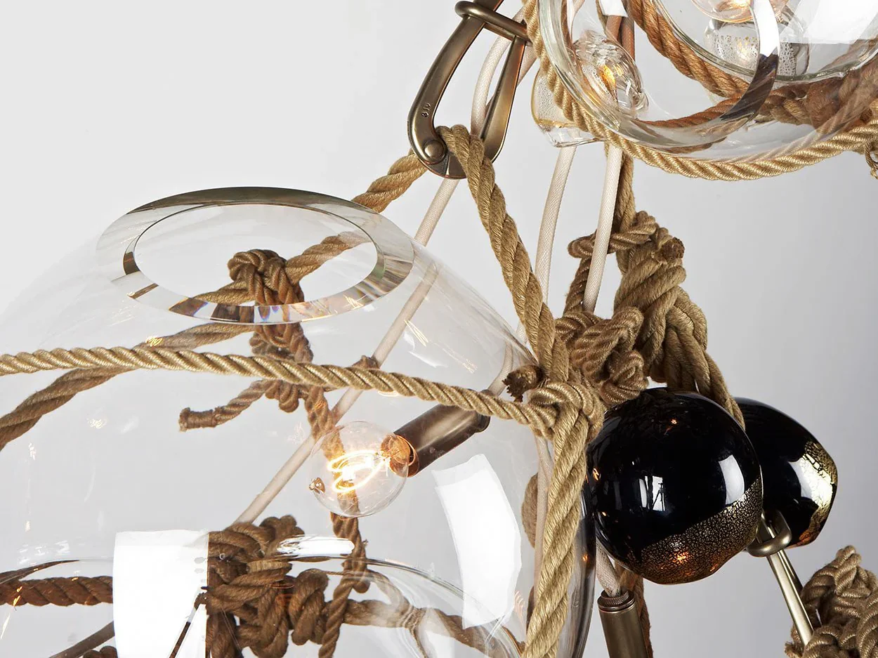 ROLL & HILL KNOTTY BUBBLES CHANDELIER / 325 Ø43" - Image 3