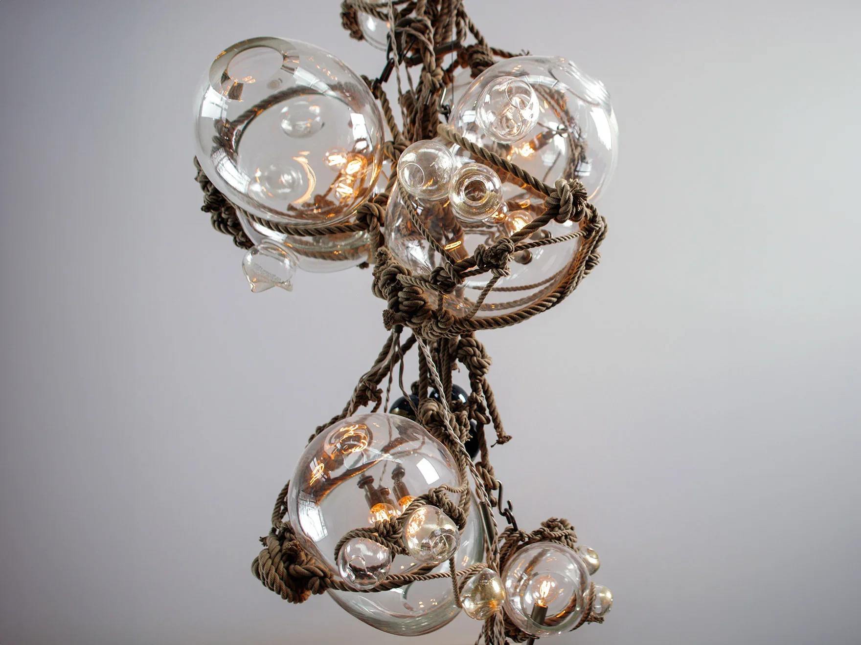 ROLL & HILL KNOTTY BUBBLES CHANDELIER / 325 Ø43" - Image 4