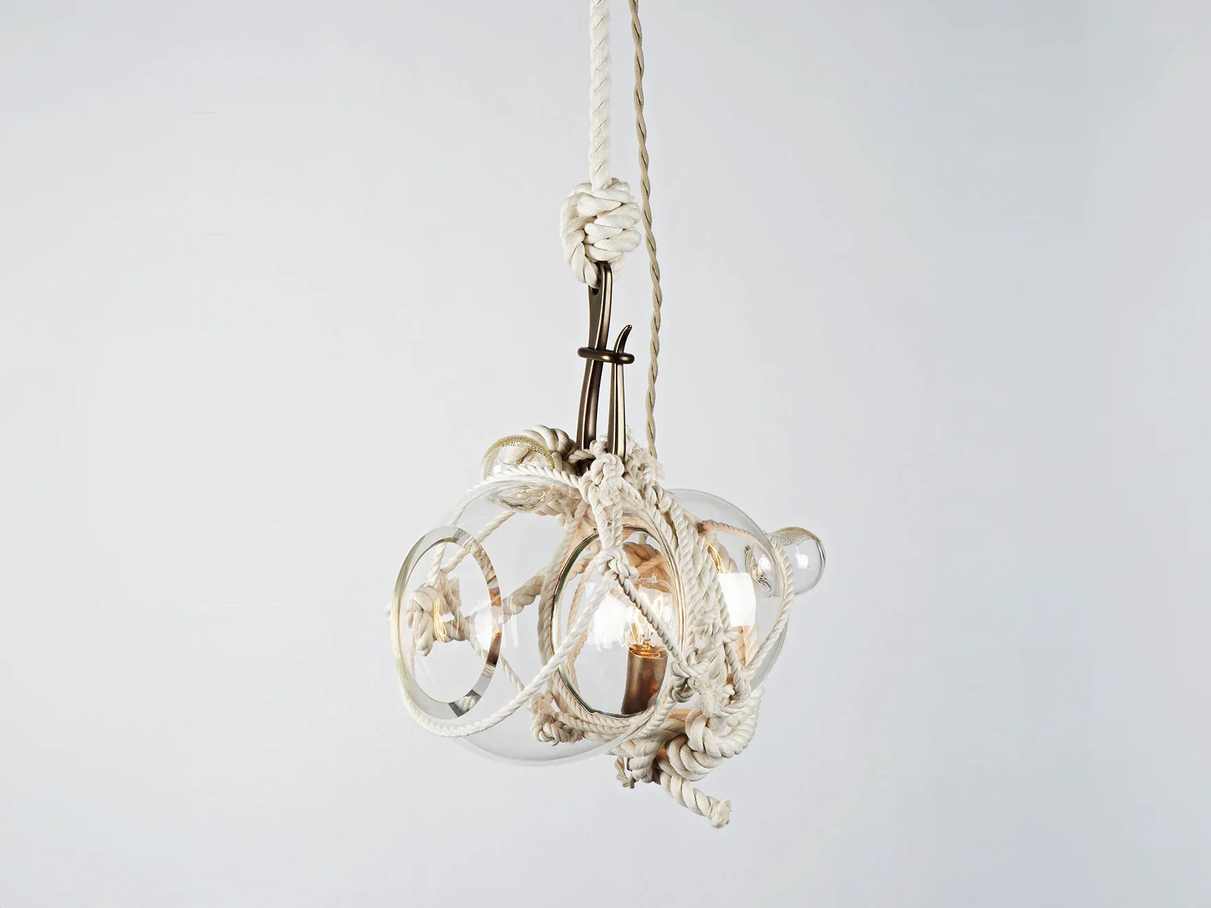 ROLL & HILL KNOTTY BUBBLES PENDANT / SMALL Ø11" x H19" - Image 3