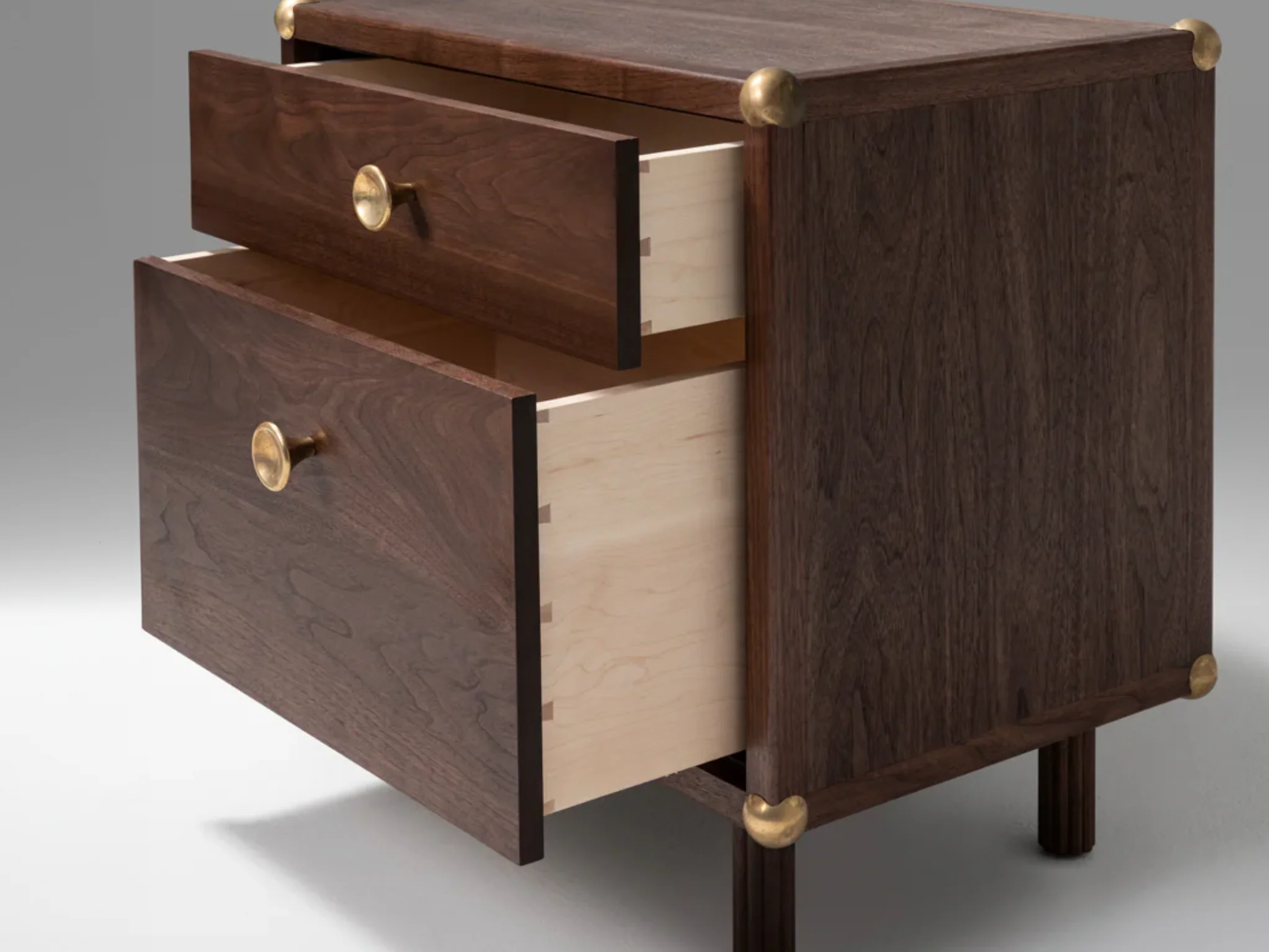 ROLL & HILL LAFAYETTE BEDSIDE TABLE L26" x D17.25" x H25.25" - Image 2