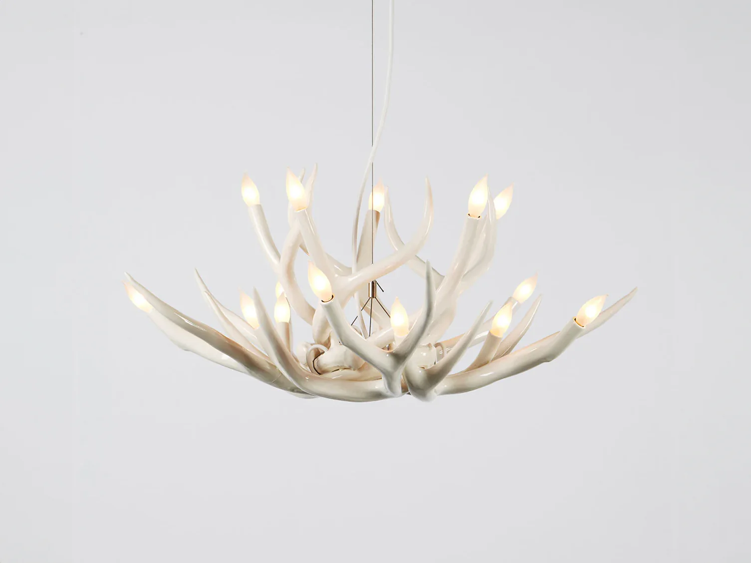 ROLL & HILL SUPERORDINATE ANTLER CHANDELIER / 10 Ø34.5" x H46"