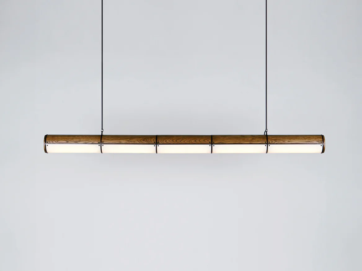 ROLL & HILL WOODY ENDLESS STRAIGHT PENDANT / 5 Ø6" x L91" - Image 2