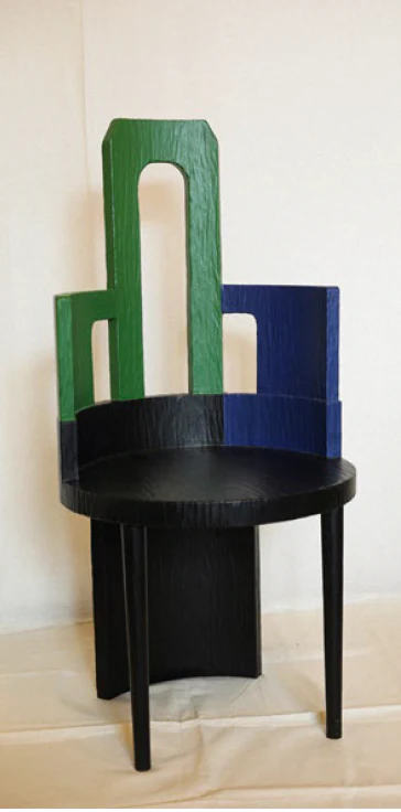 ROOMS STUDIO SCULPTURAL CHAIR III / PRIMARY COLORS W20" x D20" x H42" x SH18"