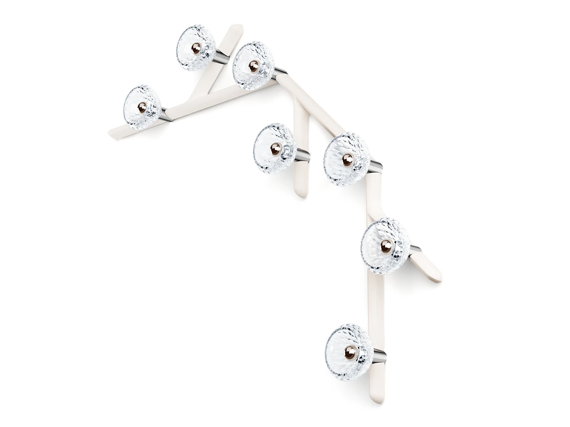 SAINT LOUIS 7 LIGHT FOLIA WALL SCONCE H49.2" x W56.3" x D5.5" - Image 3