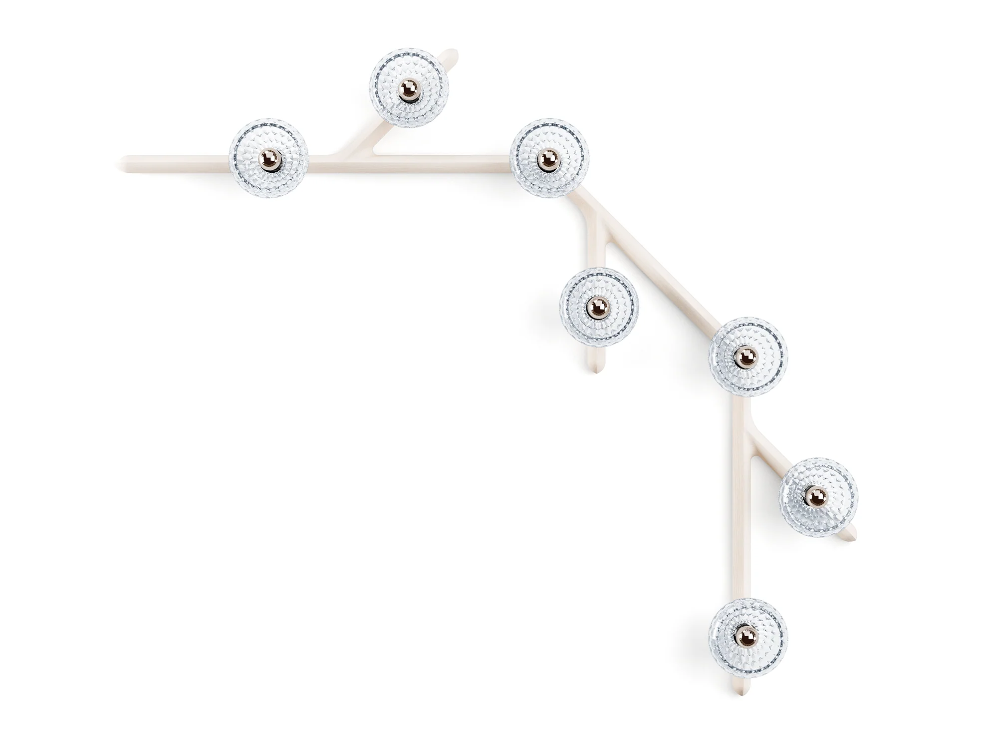 SAINT LOUIS 7 LIGHT FOLIA WALL SCONCE H49.2" x W56.3" x D5.5" - Image 6