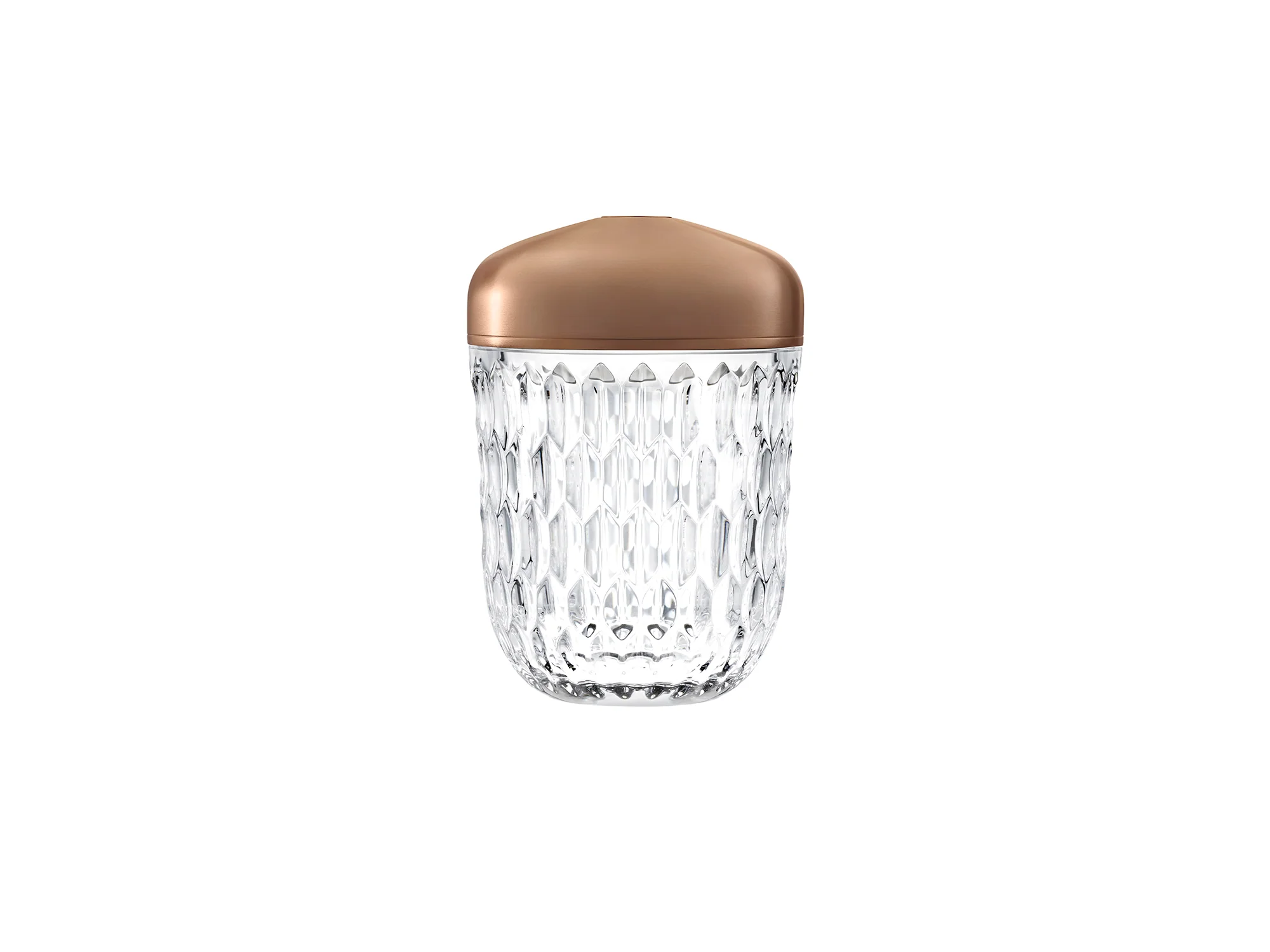 SAINT LOUIS FOLIA PORTABLE CRYSTAL LANTERN / MINI Ø4.1" x H5.9" - Image 2