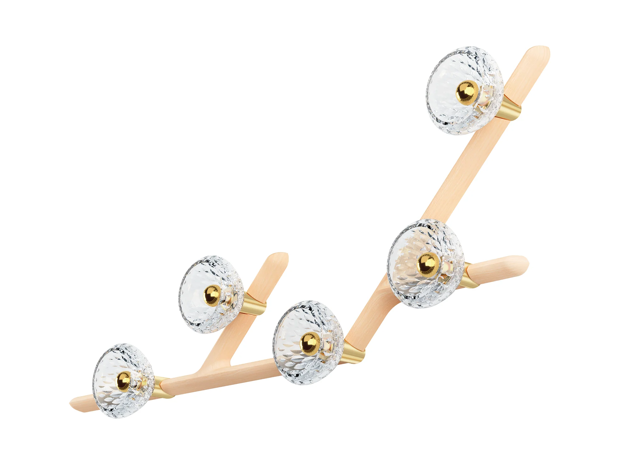 SAINT LOUIS 5 LIGHT FOLIA WALL SCONCE  H51.2" x W21.3" D5.5" - Image 5