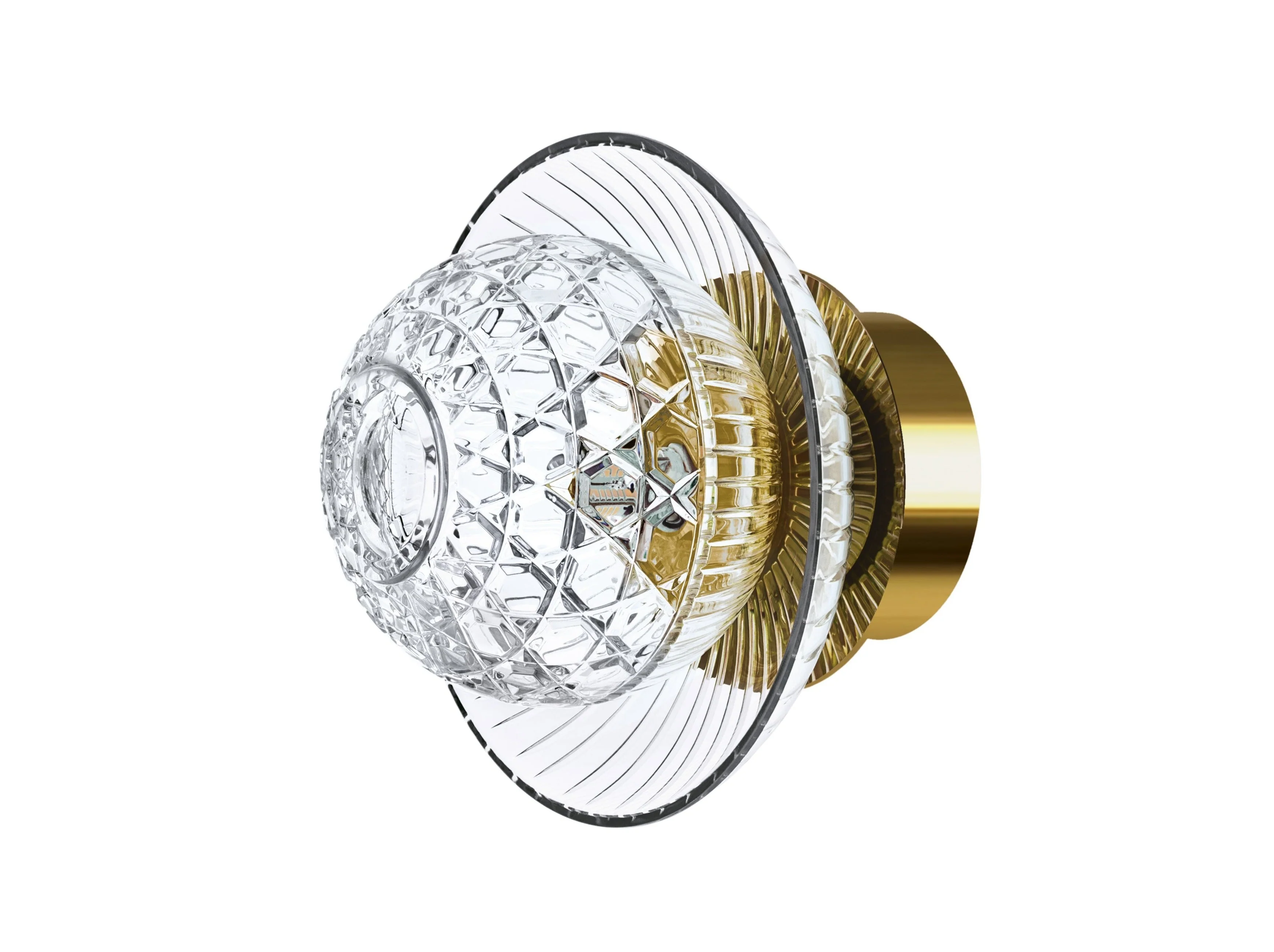 SAINT LOUIS ROYAL SMALL SCONCE / CUP Ø6.3" x D6.1" - Image 2