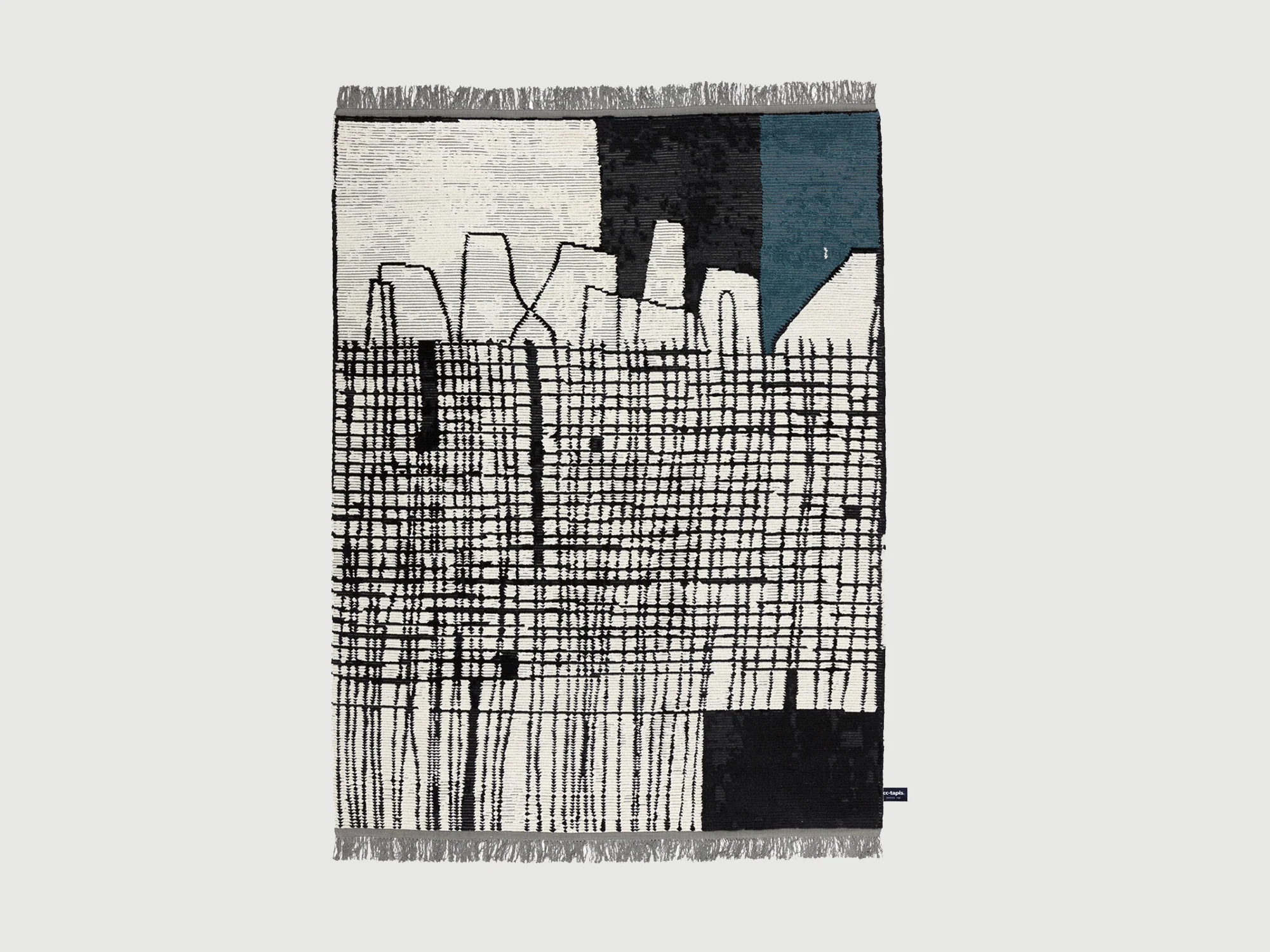 CC-TAPIS GIUSEPPE DI COSTANZO SEGNI MINIMI 1 RUG  7'5" X 9'8" - Image 3