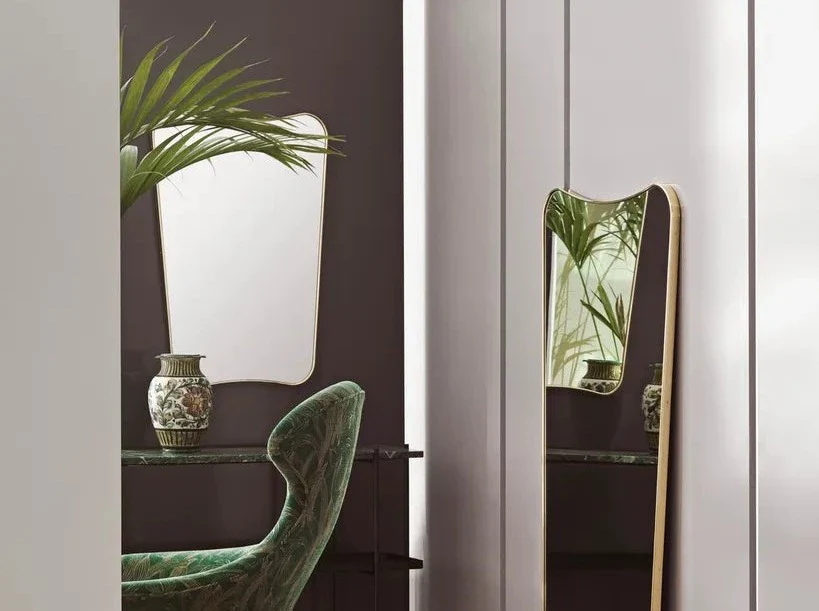 GUBI GIO PONTI SMALL F.A. 33 MIRROR H31" x W21" - Image 3